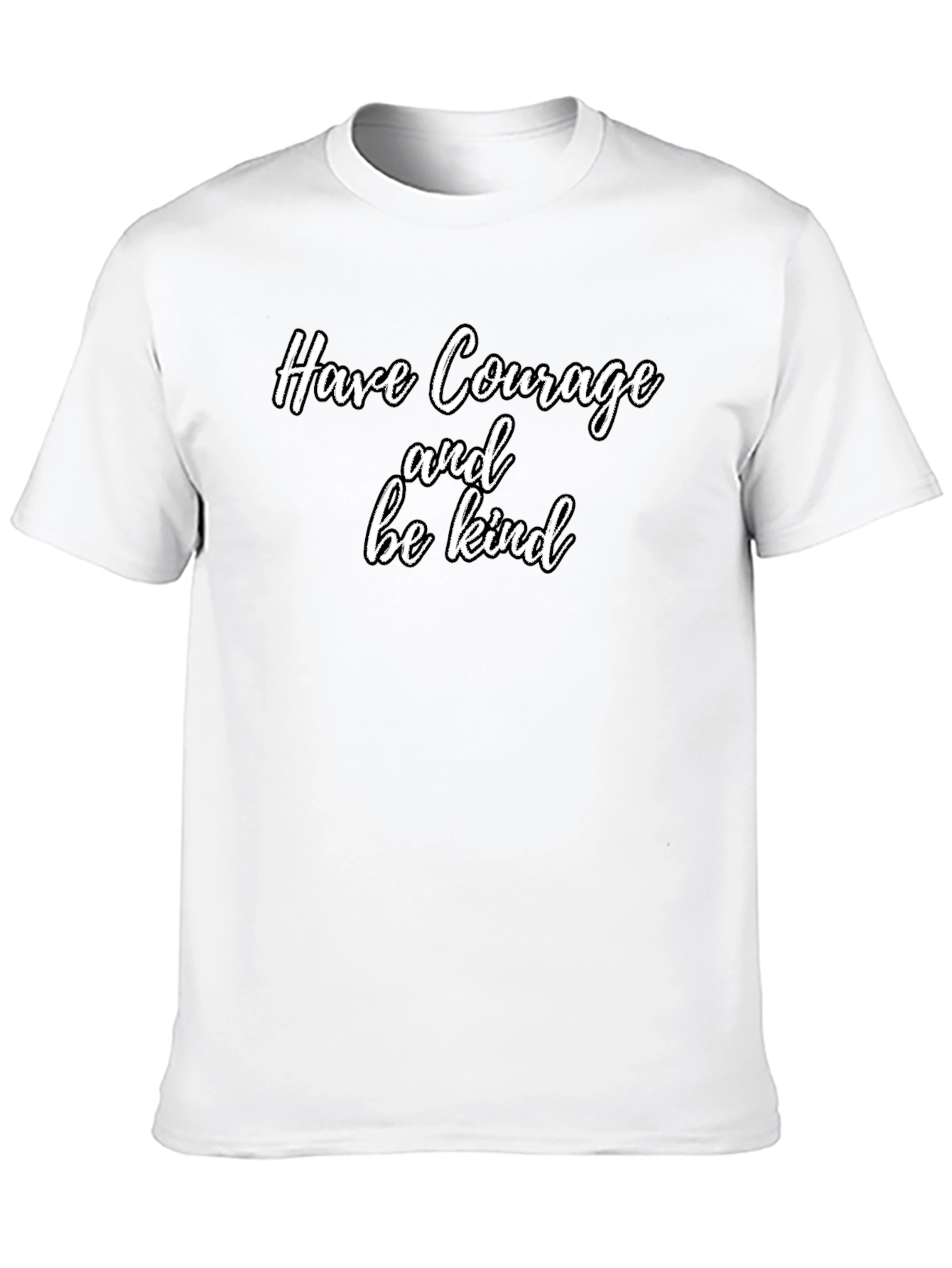 Black Courage and Kindness Graphic Tee - Black view 10