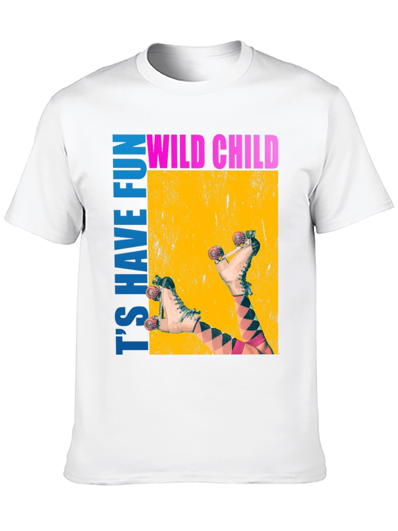 Black Wild Child Roller Skate Graphic Tee view 10