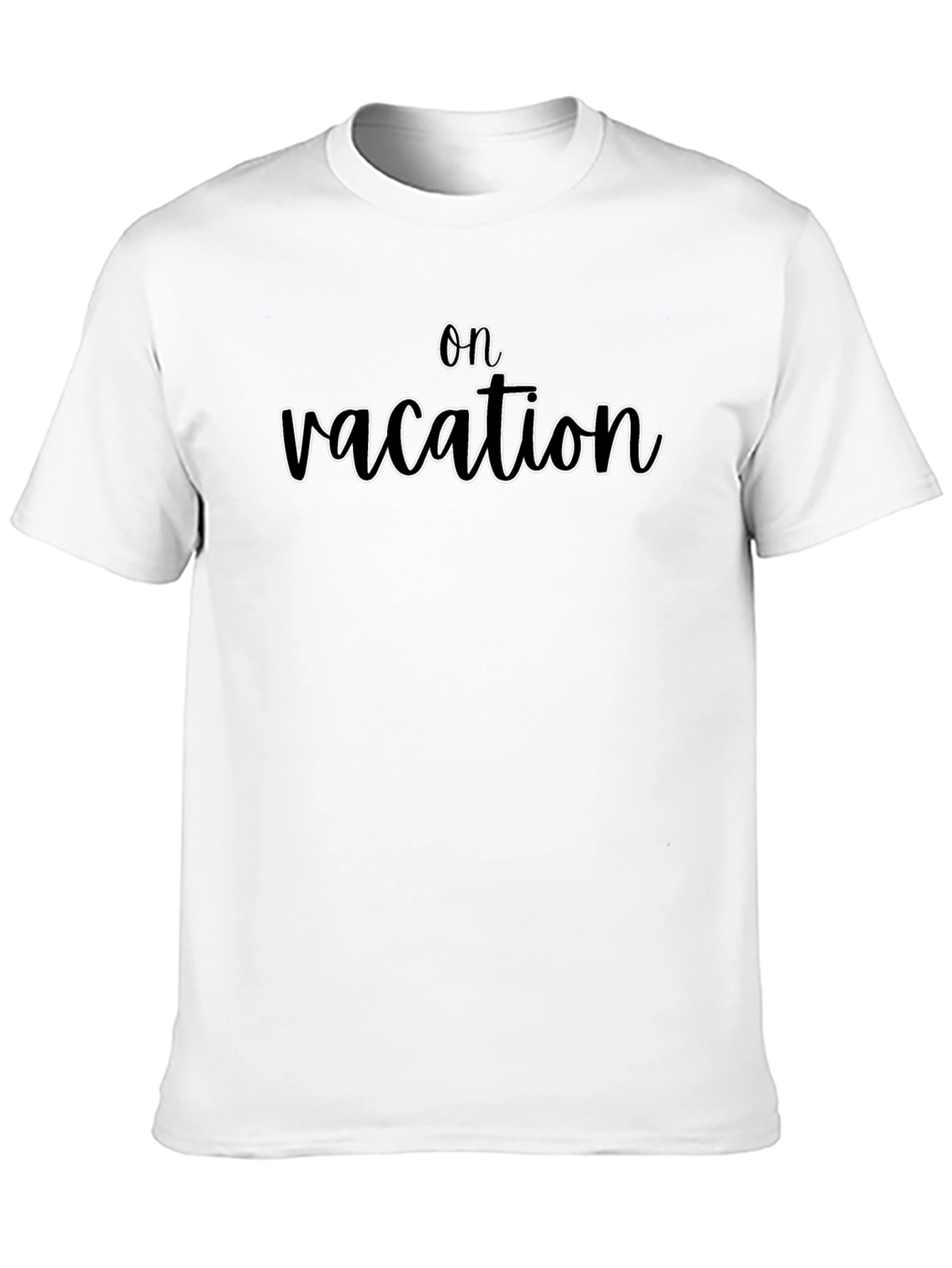 Black On Vacation Graphic Tee - Black T-Shirt view 10