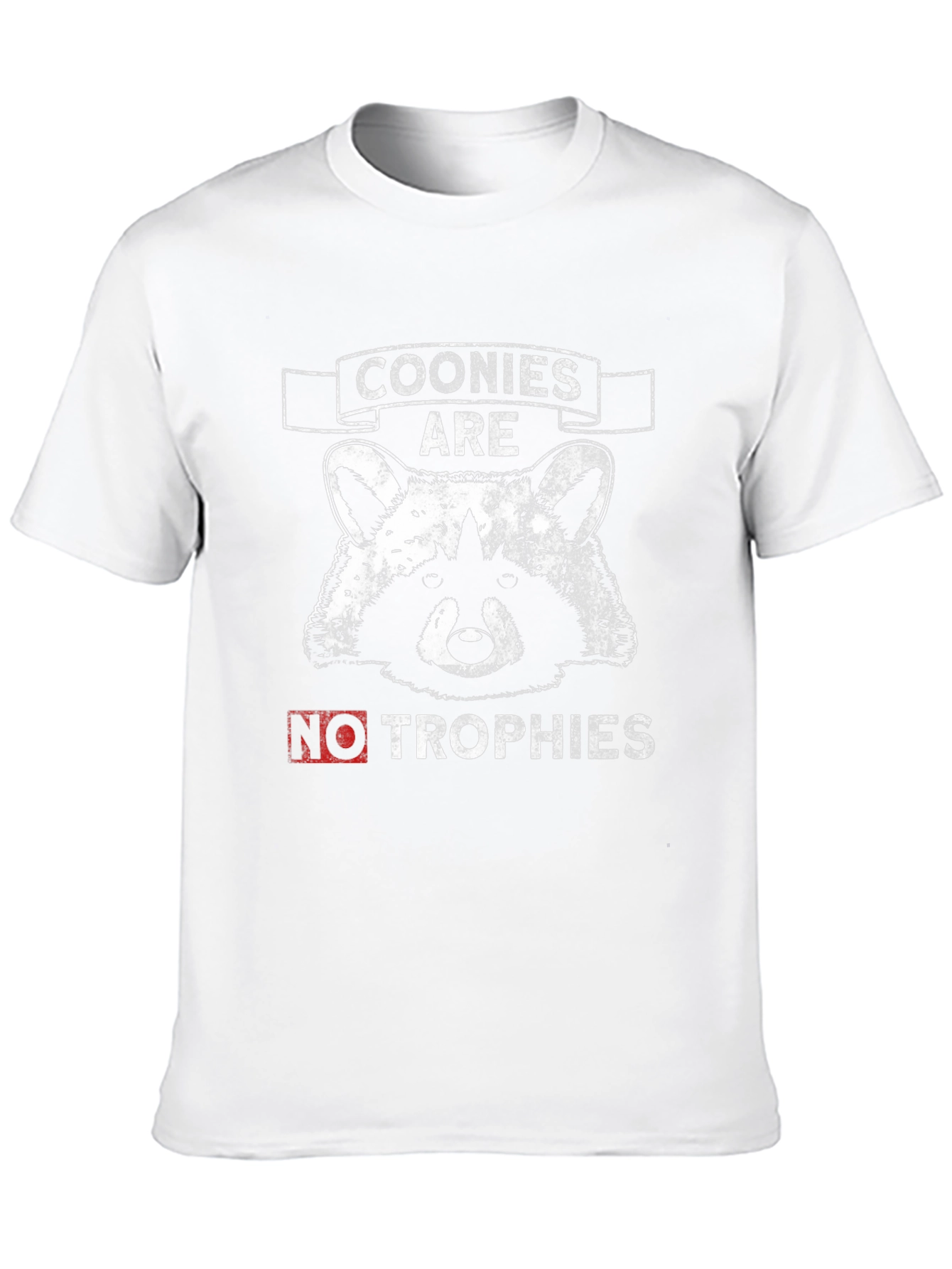 Black Coonies Are Not Trophies Graphic T-Shirt view 10
