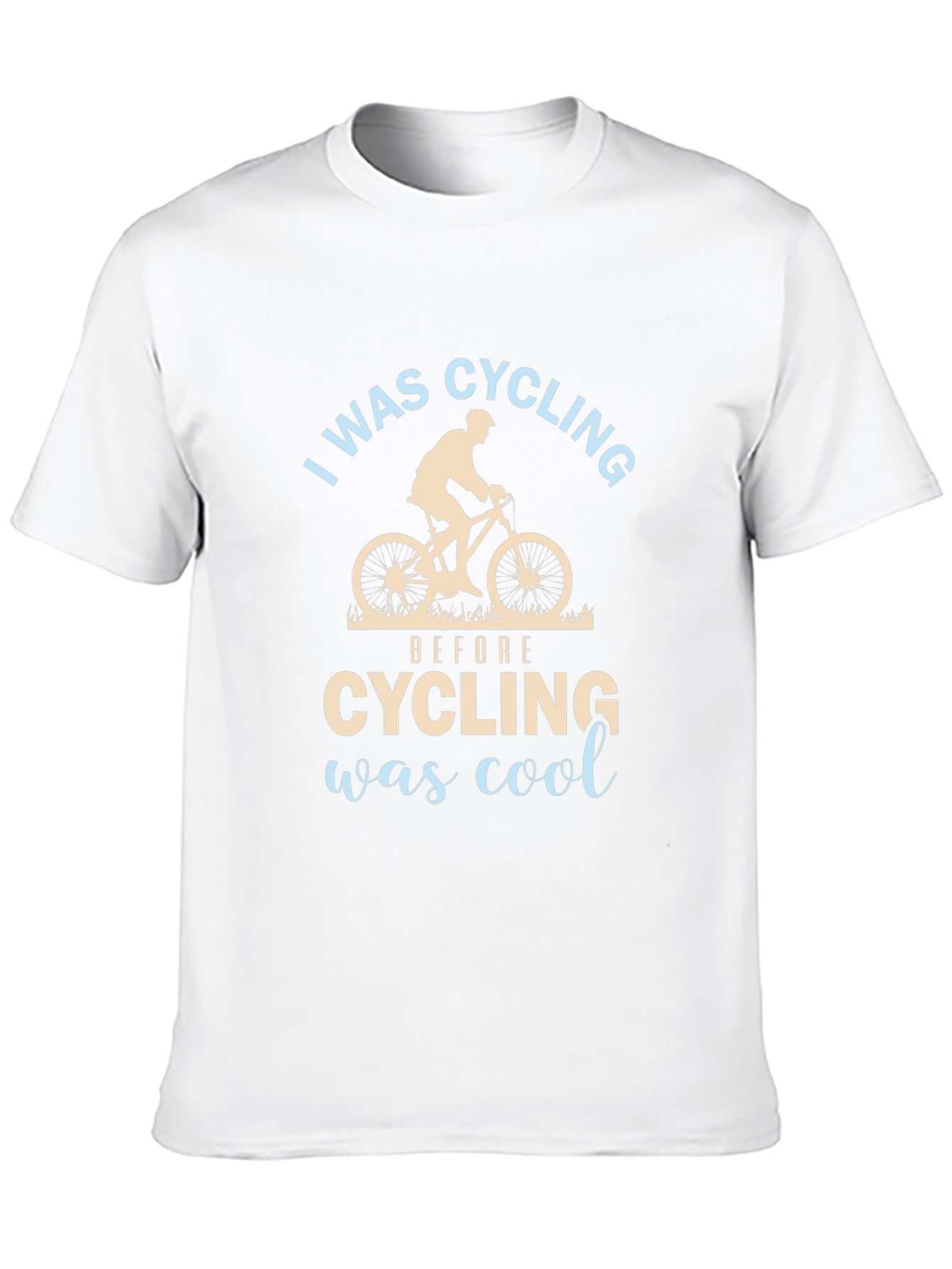 Black I Was Cycling Before Cycling Was Cool T-Shirt view 10