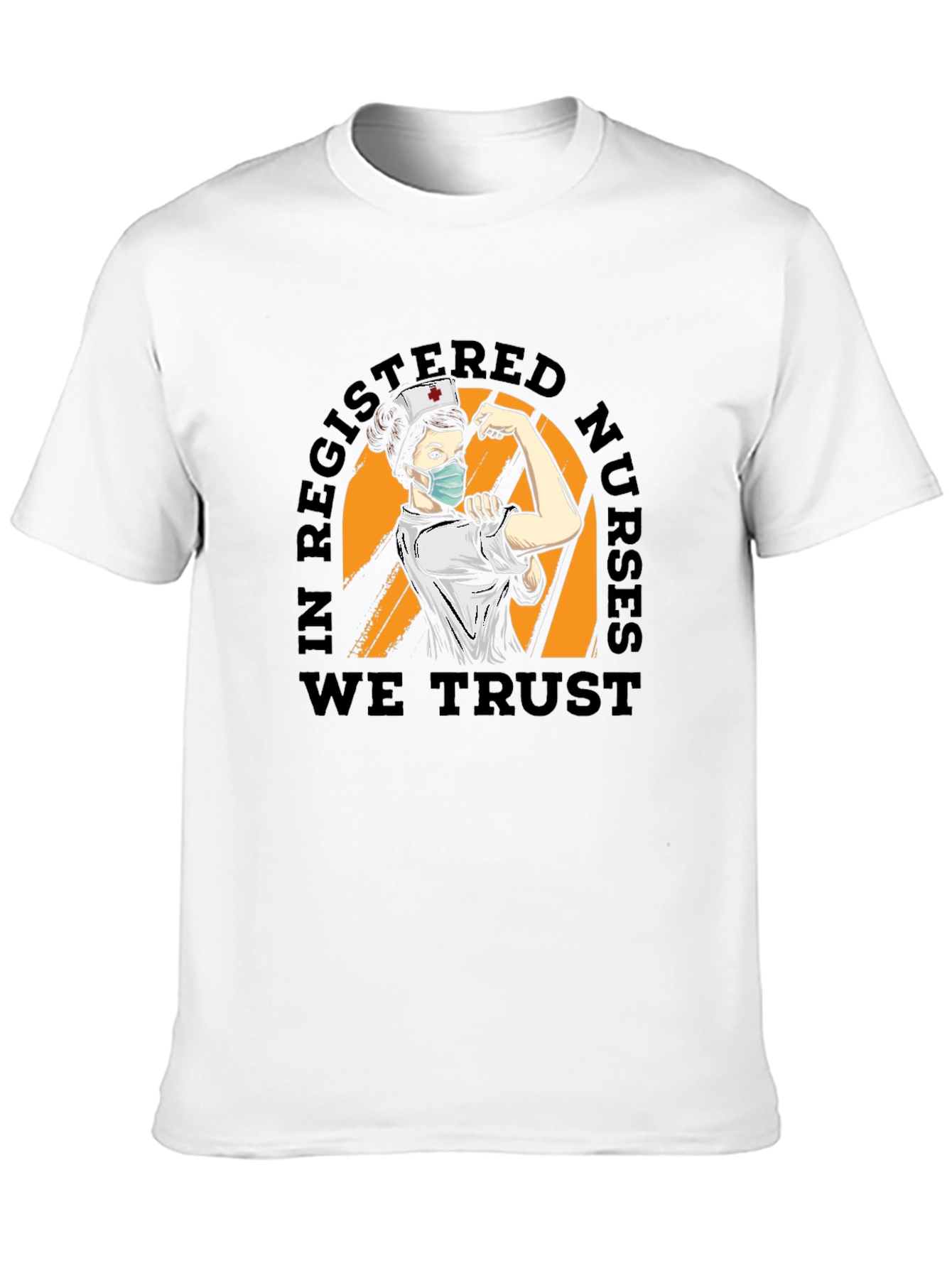 Black Registered Nurse Trust T-Shirt - Black view 10