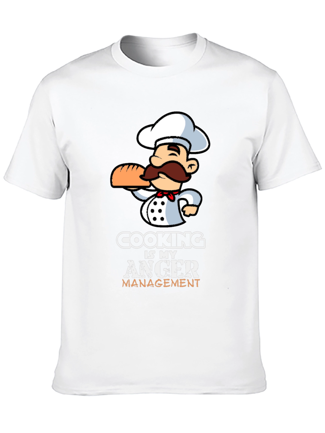 Black Cooking is My Anger Management Graphic T-Shirt view 10