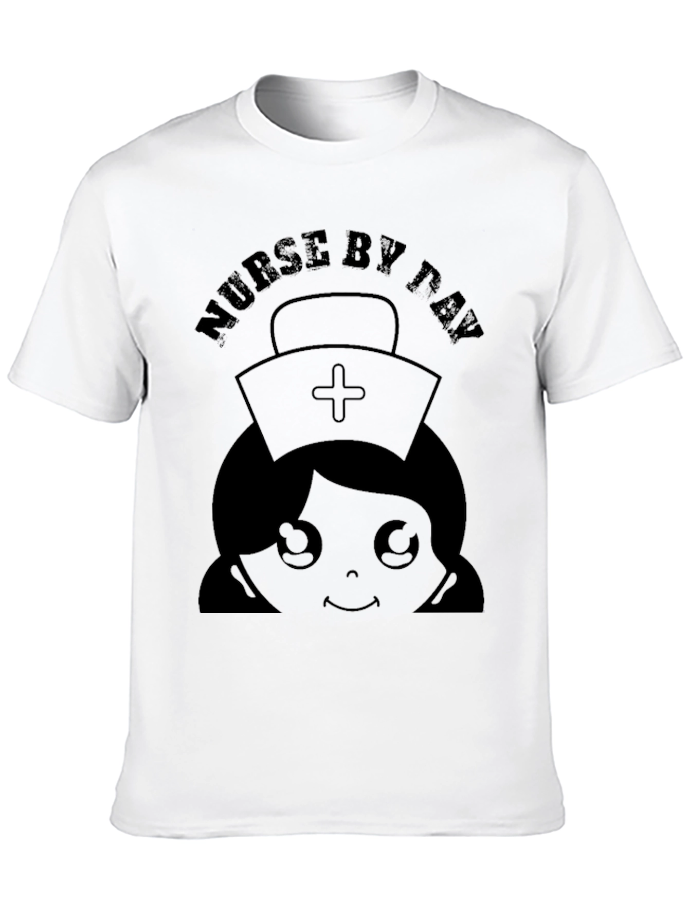 Black Nurse By Day Graphic T-Shirt view 10