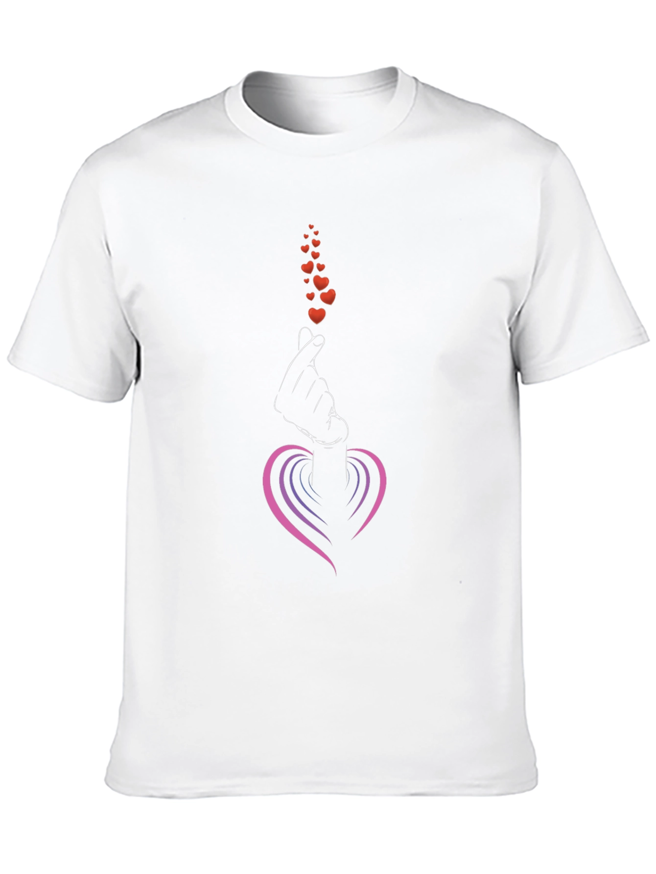 Black Love Gesture Graphic Tee view 10