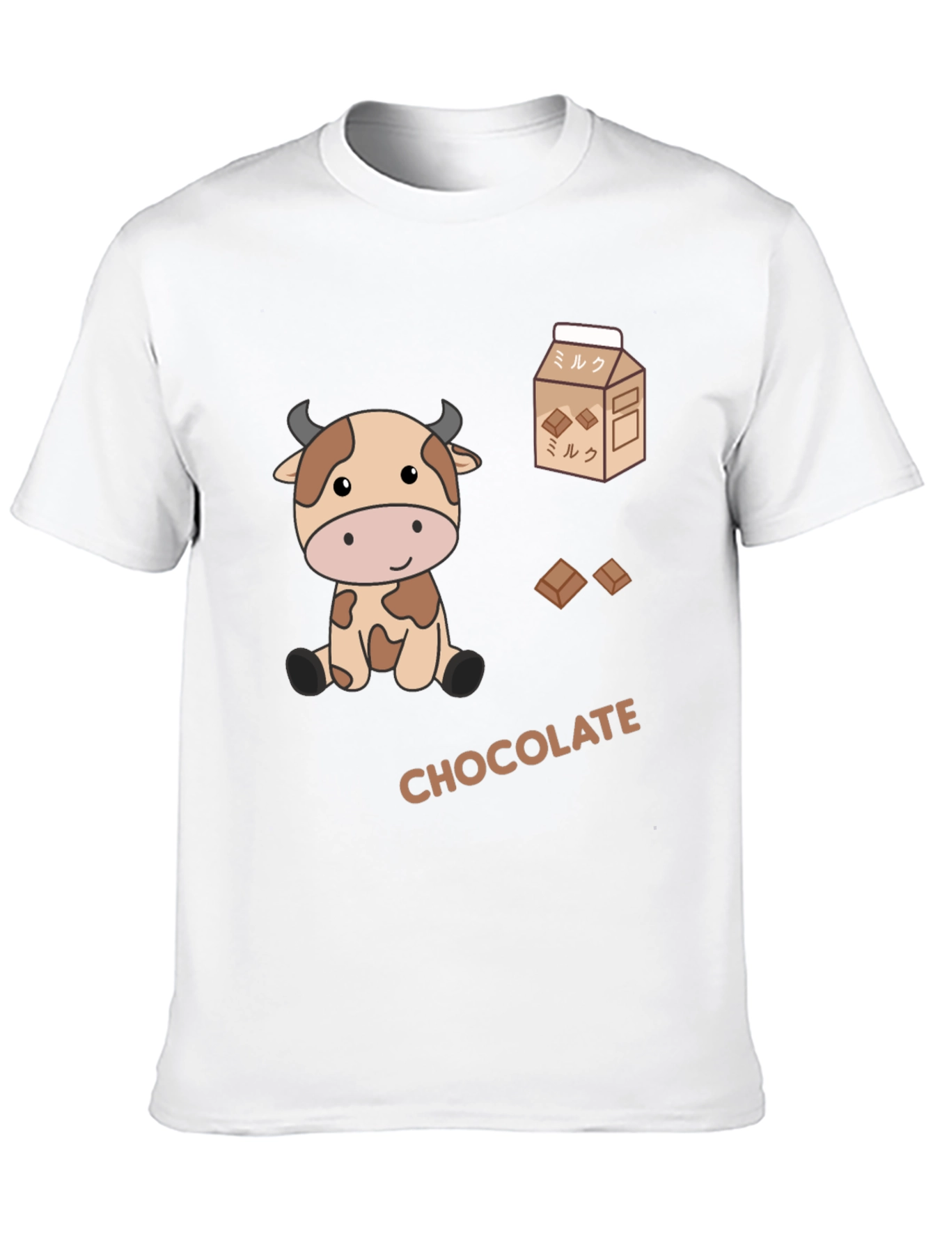 Black Chocolate Milk Cow Graphic Tee view 10