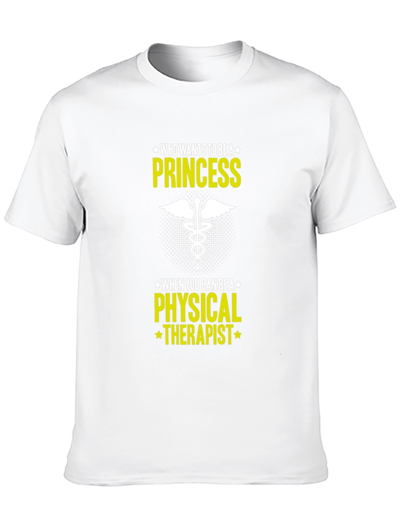 Black Physical Therapist T-Shirt - Princess Alternative view 10