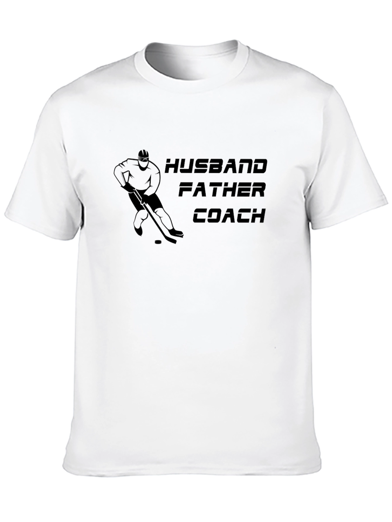 Black Husband Father Coach T-Shirt view 10