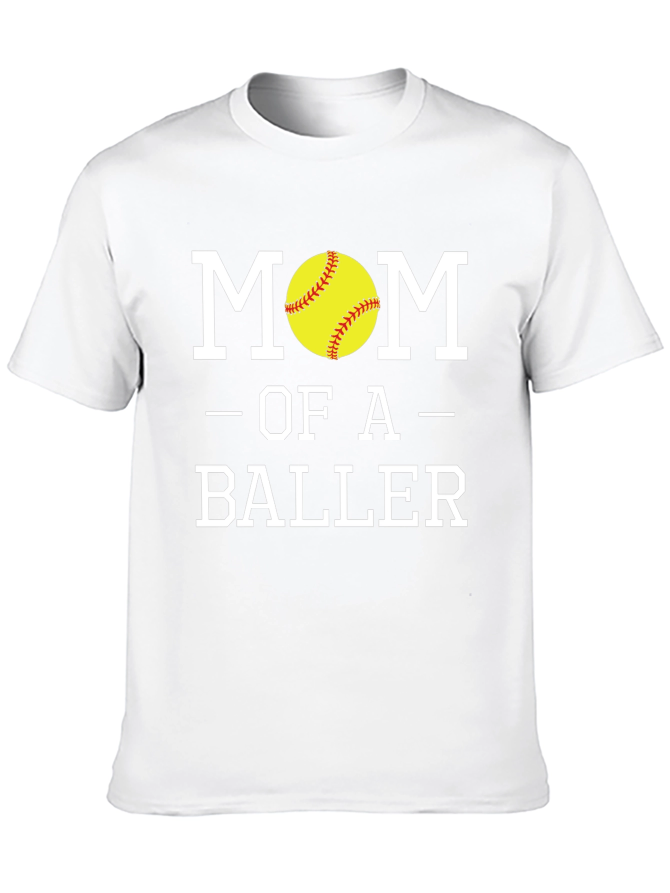 Black Mom of a Baller Graphic T-Shirt view 10