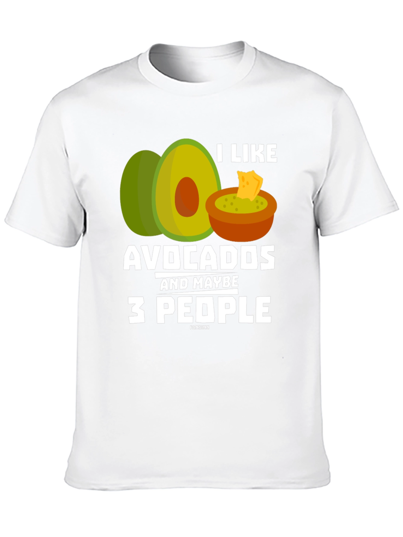 Black Avocados and Maybe 3 People T-Shirt Funny Graphic Tee view 10
