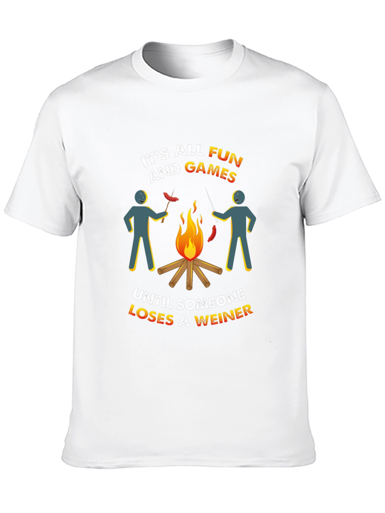 Black Fun & Games Weiner T-Shirt view 10