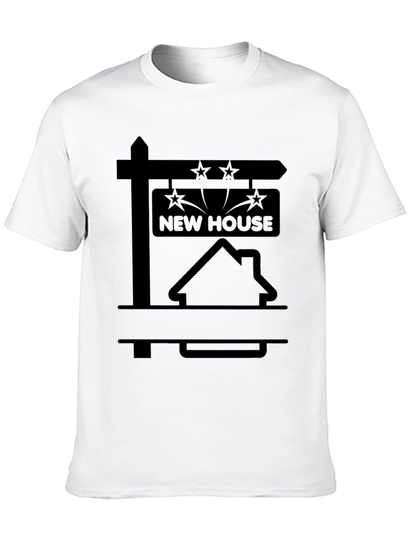 Black New House Realtor T-Shirt view 10