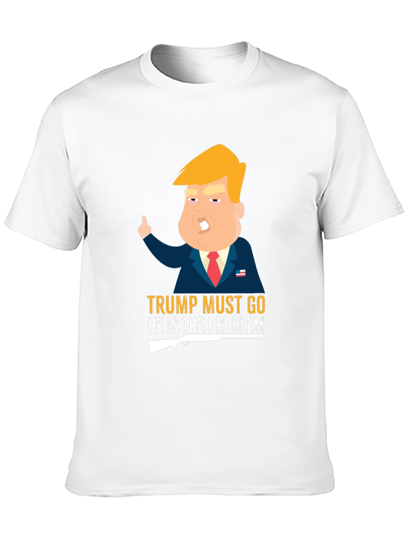 Black Trump Must Go T-Shirt view 10