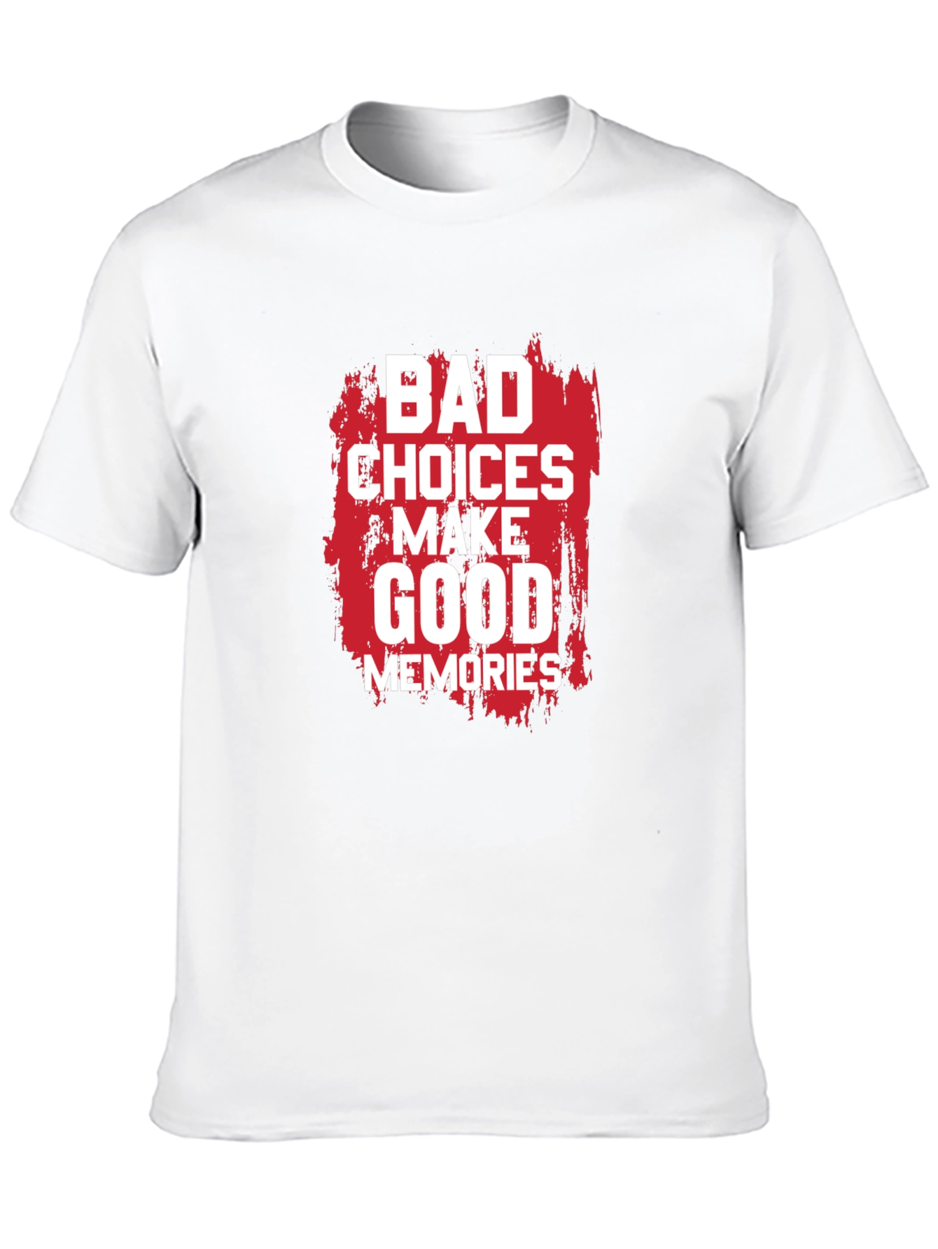 Black Bad Choices Make Good Memories Graphic Tee view 10