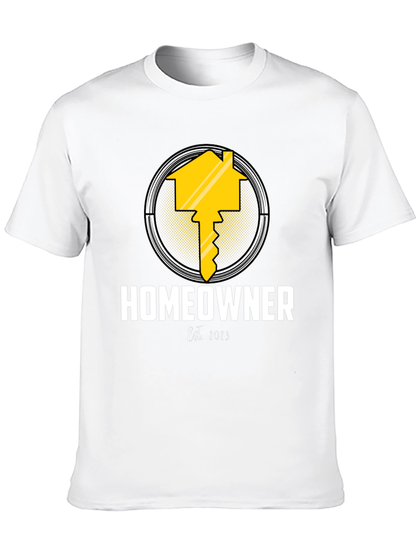 Black Homeowner Est. 2023 Graphic T-Shirt - Black view 10