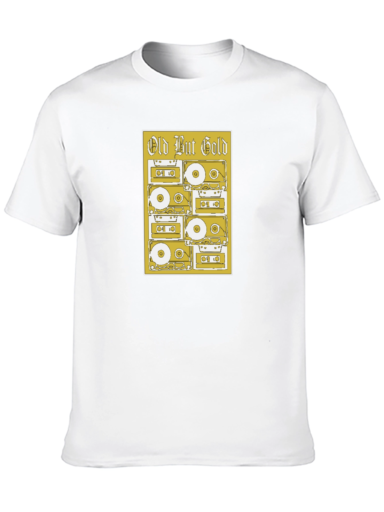 Black Old But Gold Cassette Tape Graphic Tee view 10