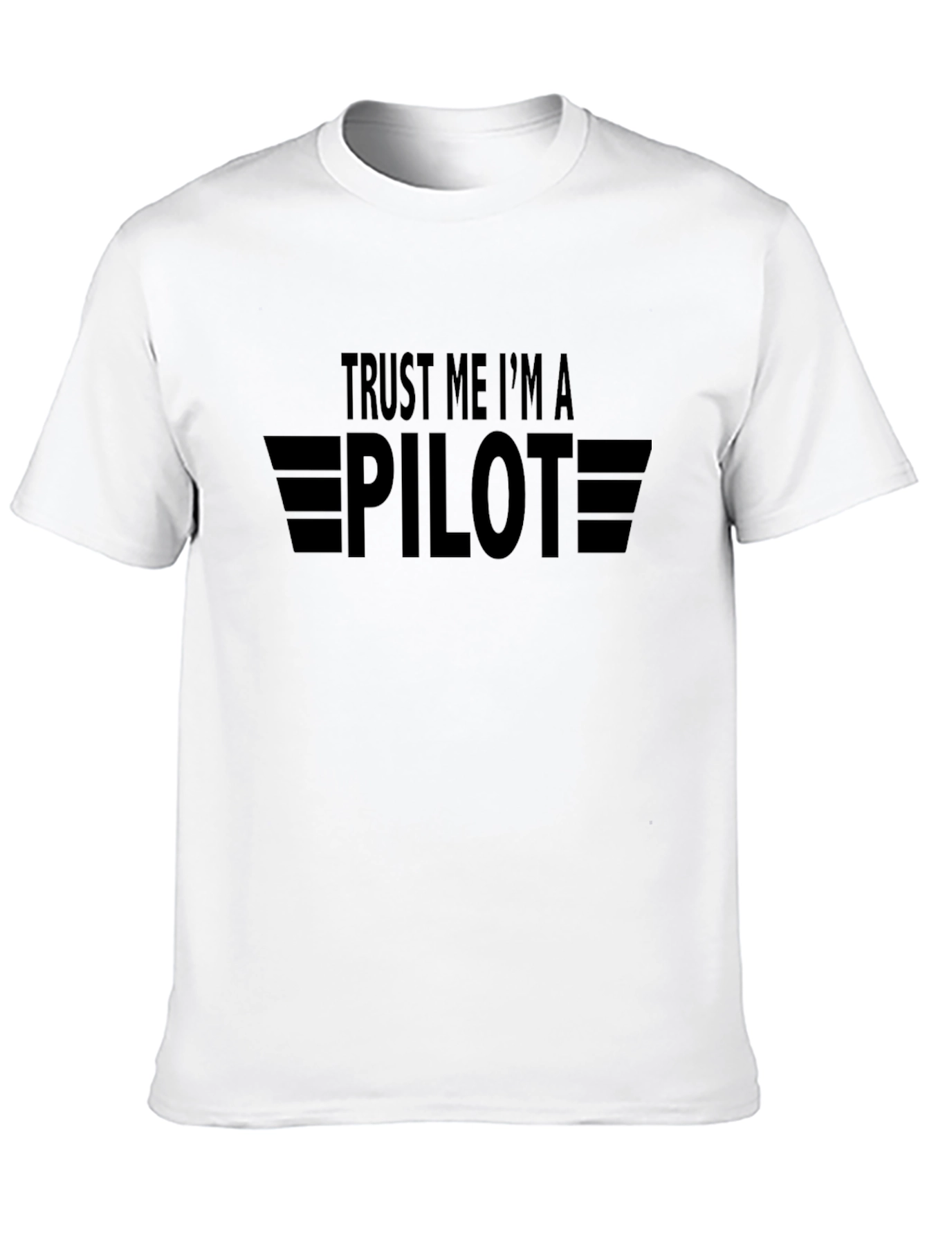 Black Trust Me I'm a Pilot Black T-Shirt view 10