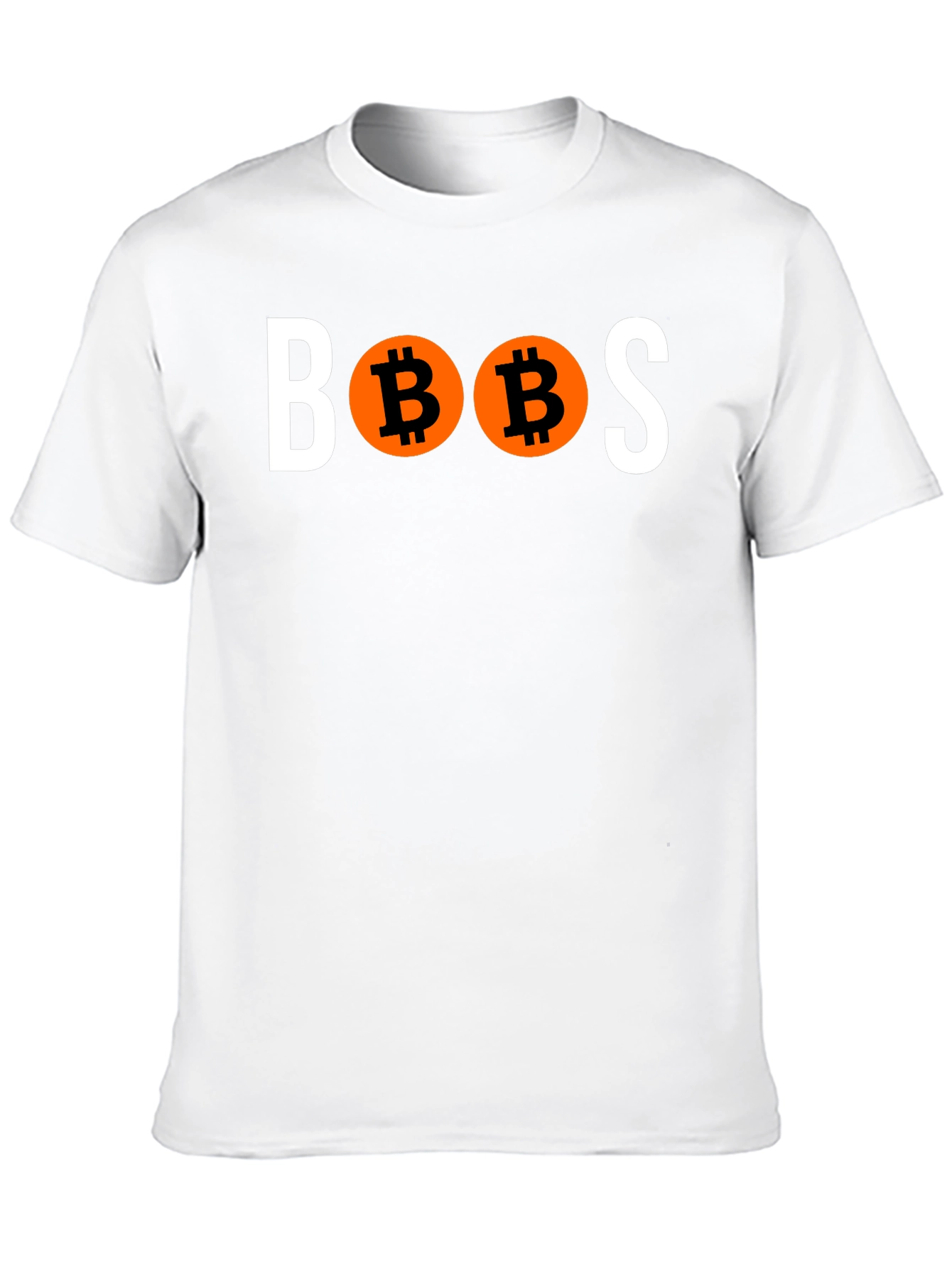 Black Bitcoin 'BOOBS' Graphic T-Shirt view 10