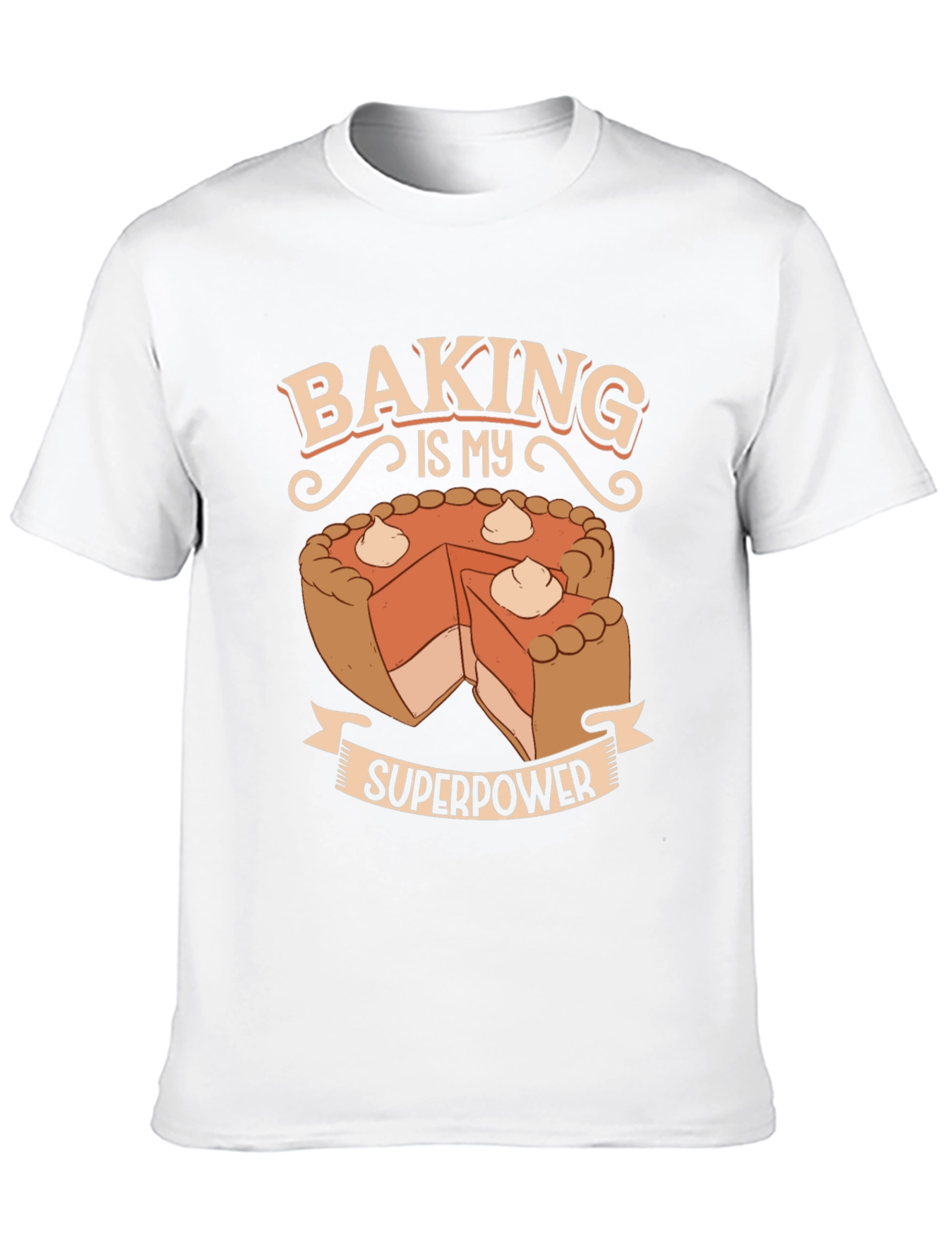 Black Baking is My Superpower T-Shirt - Novelty Graphic Tee view 10