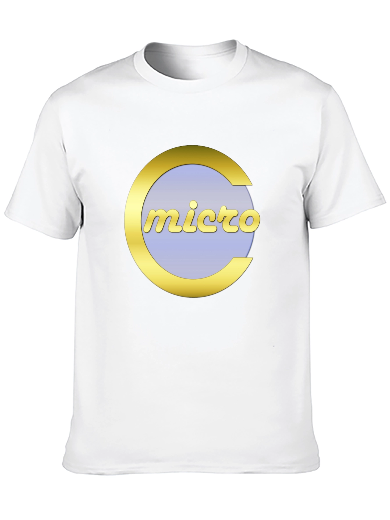 Black Retro Micro Computer Logo Graphic T-Shirt view 10