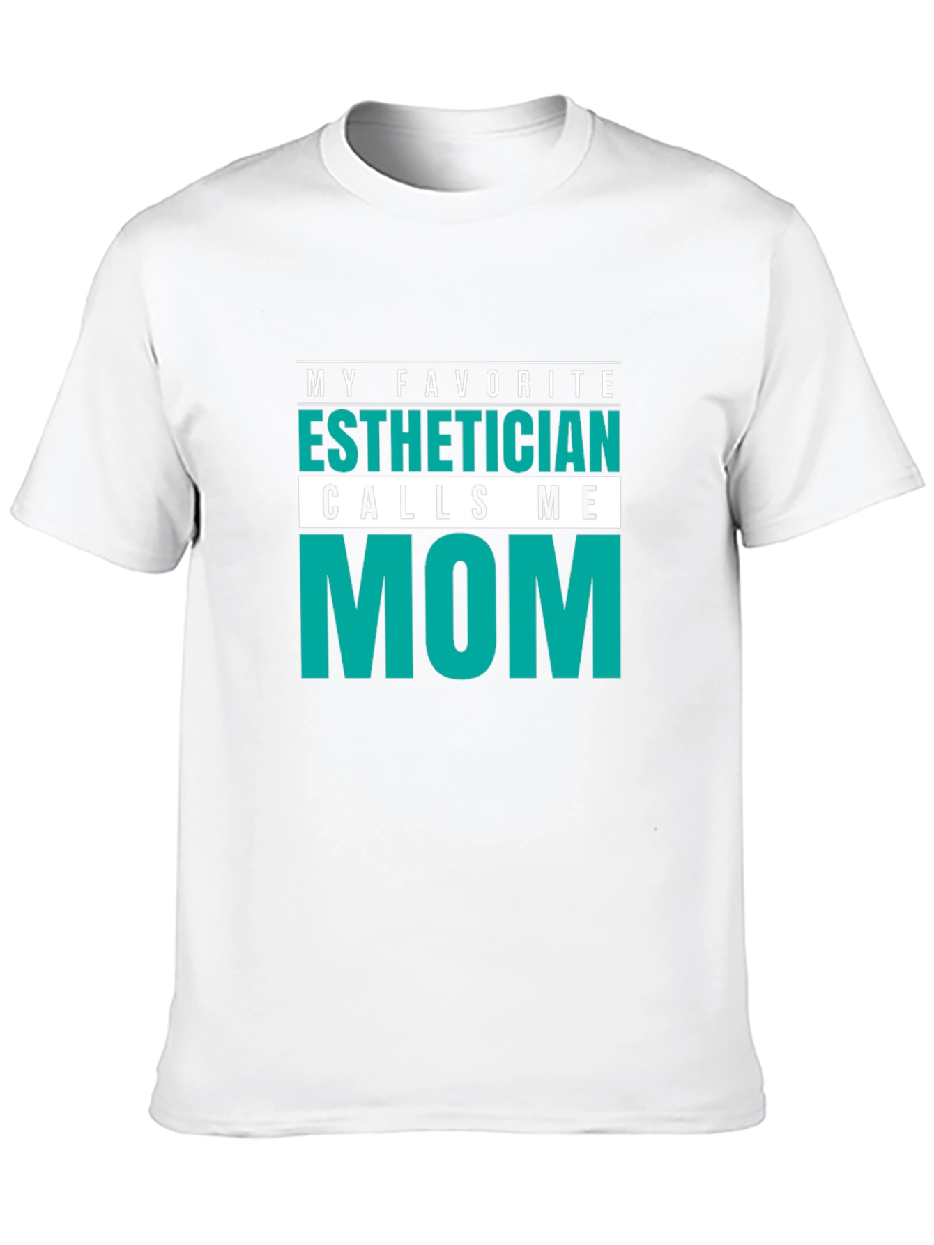 Black Esthetician Mom T-Shirt - Black Graphic Tee view 10