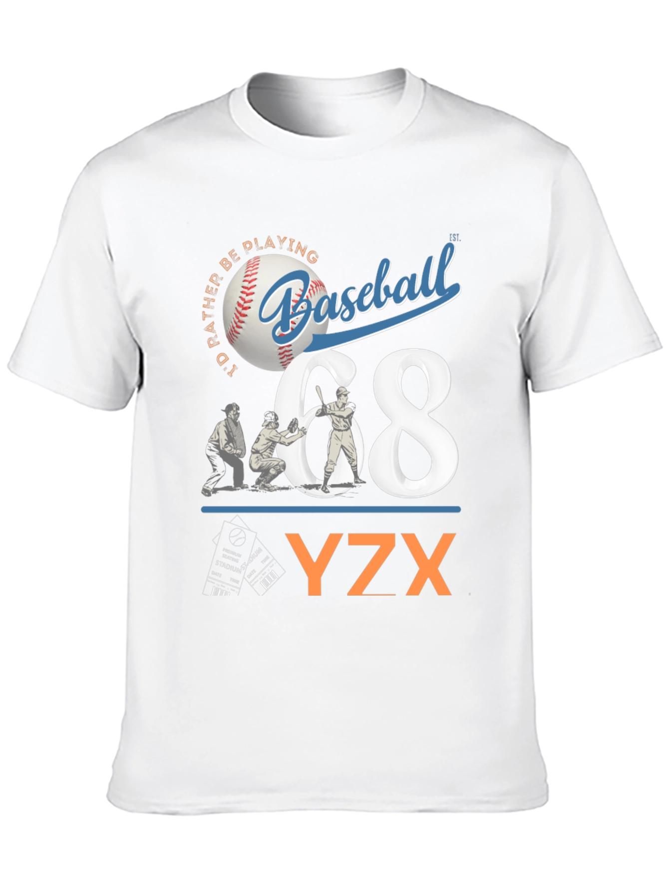 Black Baseball Graphic Tee - YZX view 10