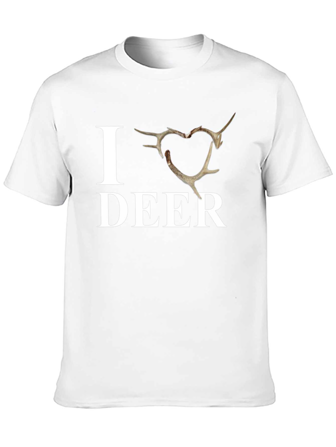 Black I Heart Deer T-Shirt view 10