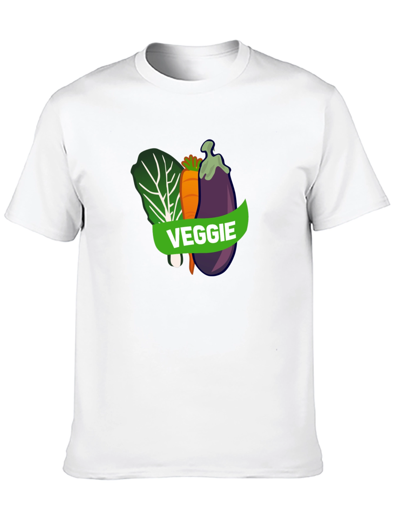 Veggie T-Shirt - Black Vegan Tee - 10