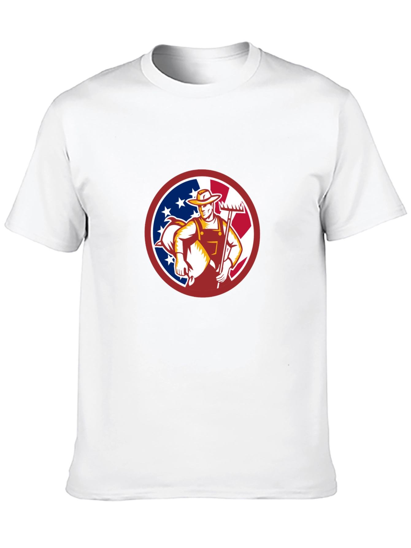 Black Patriotic Gardener T-Shirt view 10