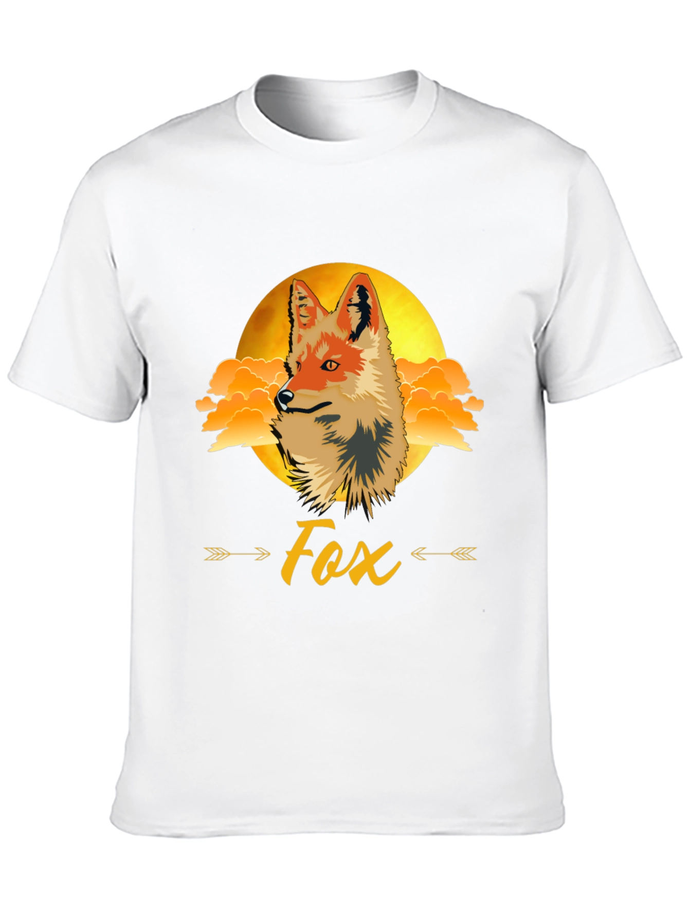 Black Fox Graphic Print Tee - Trendy Animal Design view 10