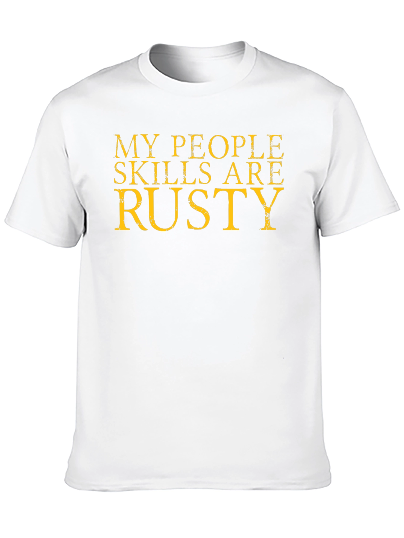 Black Rusty People Skills Graphic Tee view 10