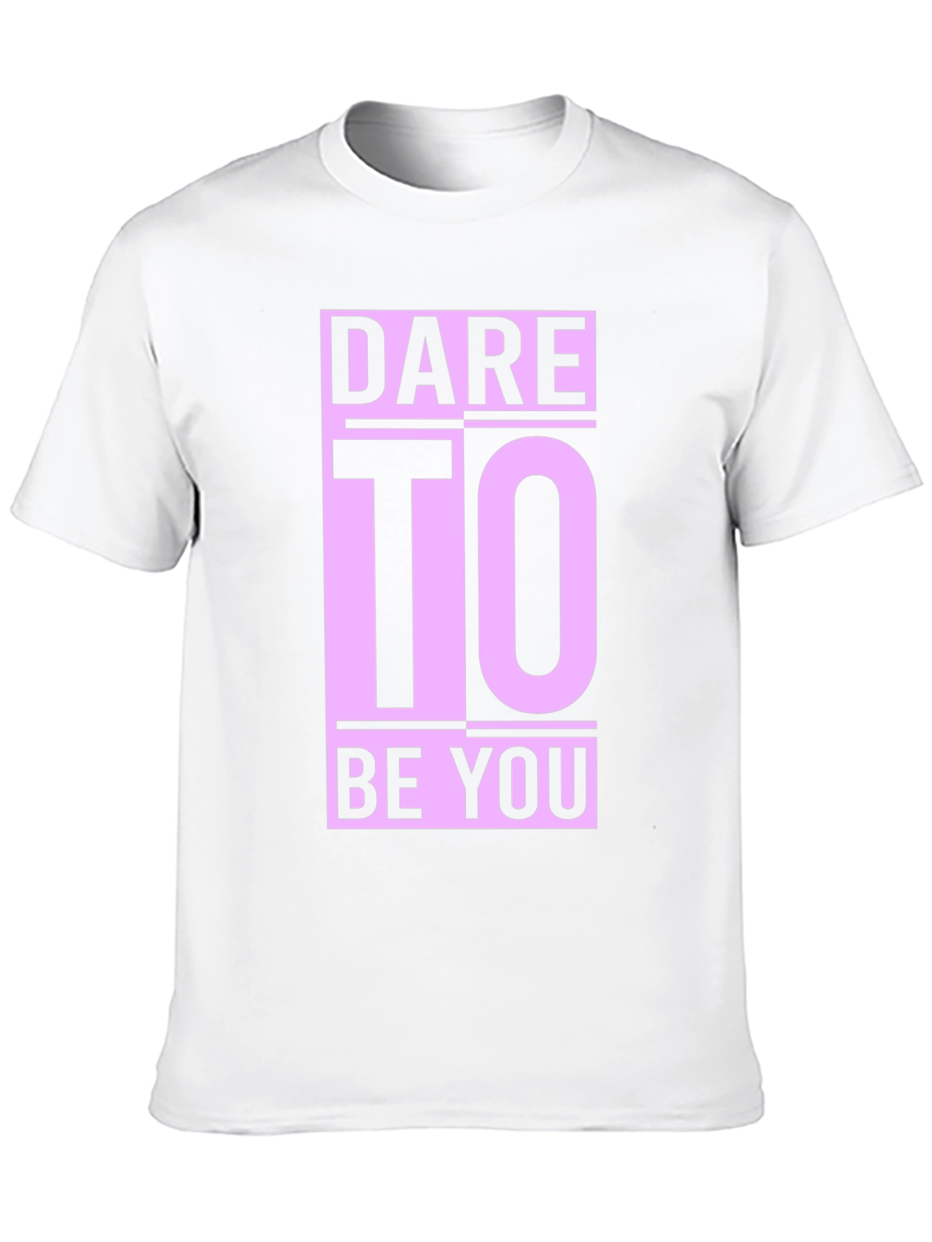 Black Dare To Be You Graphic Tee - Black Cotton Comfort view 10
