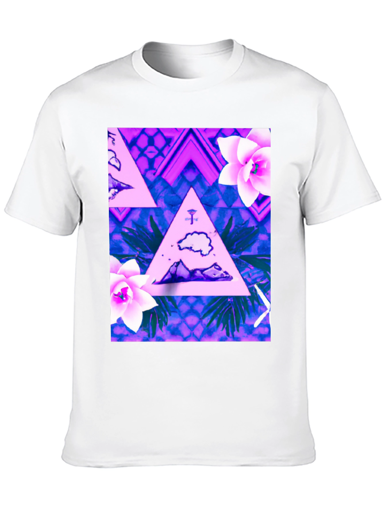 Tropical Triangle Graphic Tee - 10