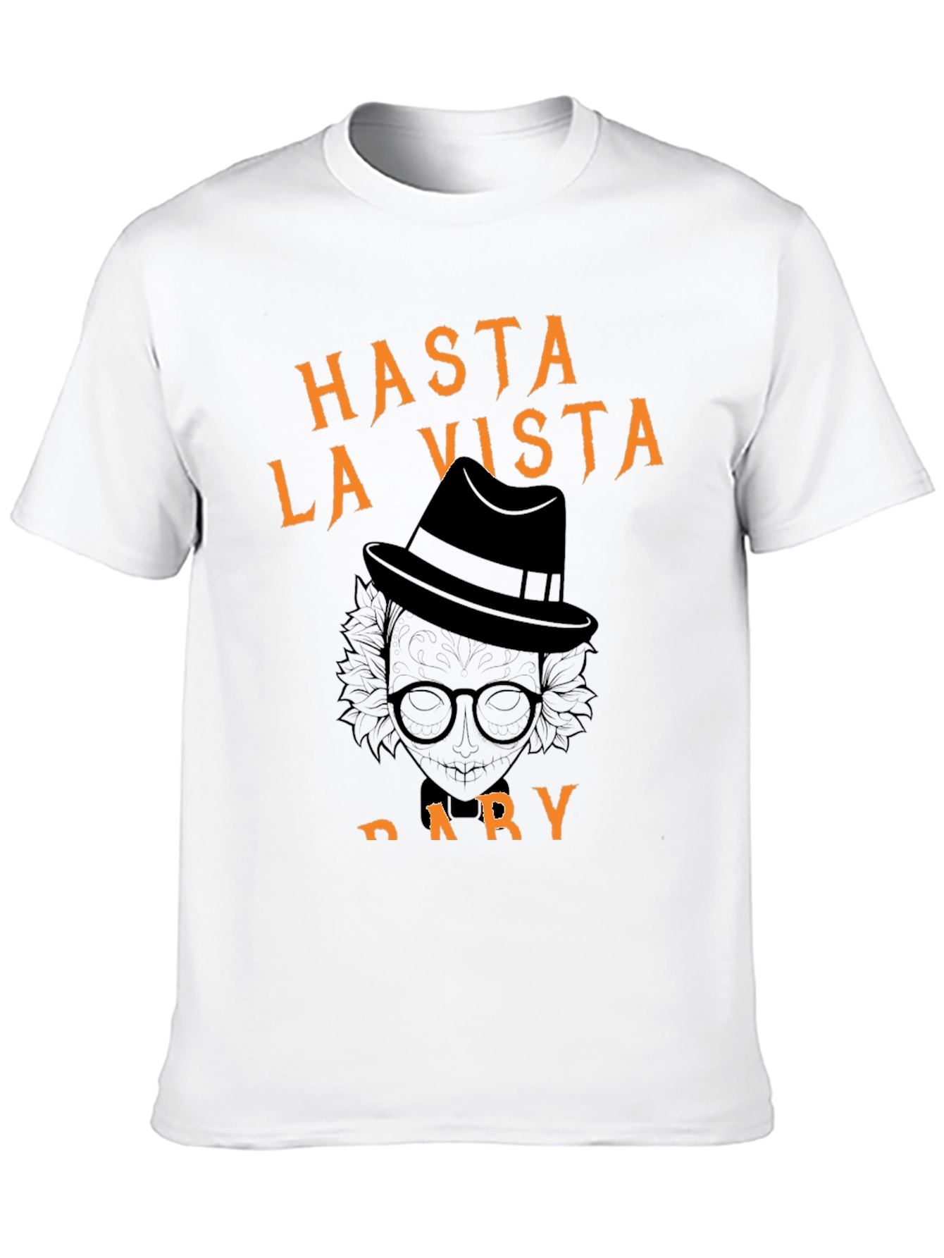 Black Hasta La Vista, Dary Halloween T-Shirt view 10