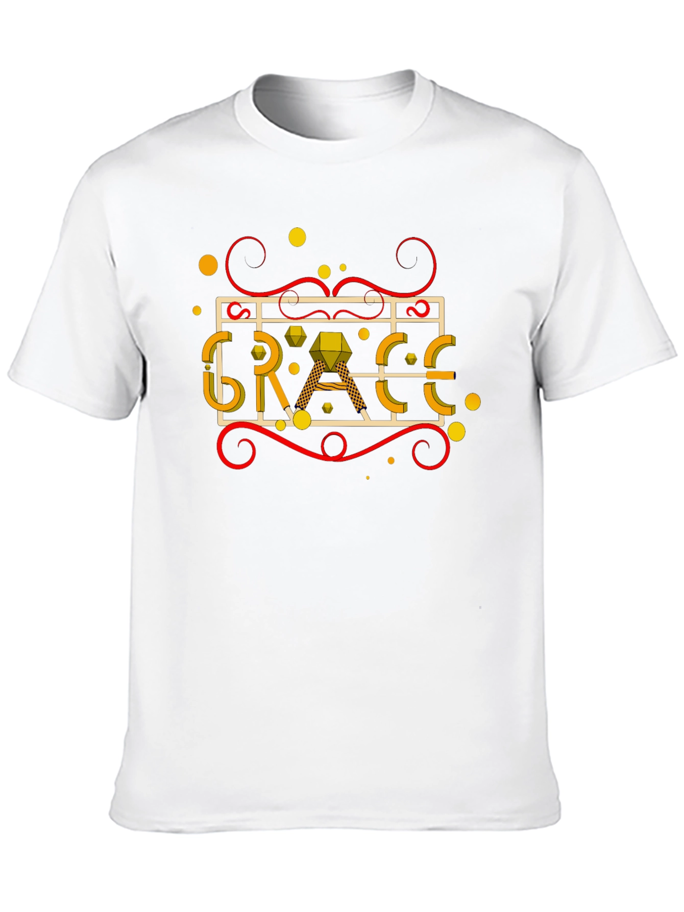 Black Grace Graphic Tee - Unique Design T-Shirt view 10