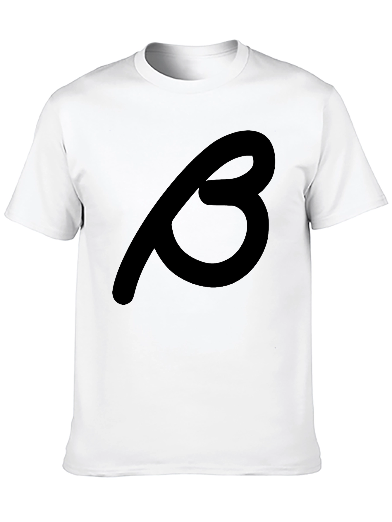 Black Black T-Shirt with Beta Symbol view 10