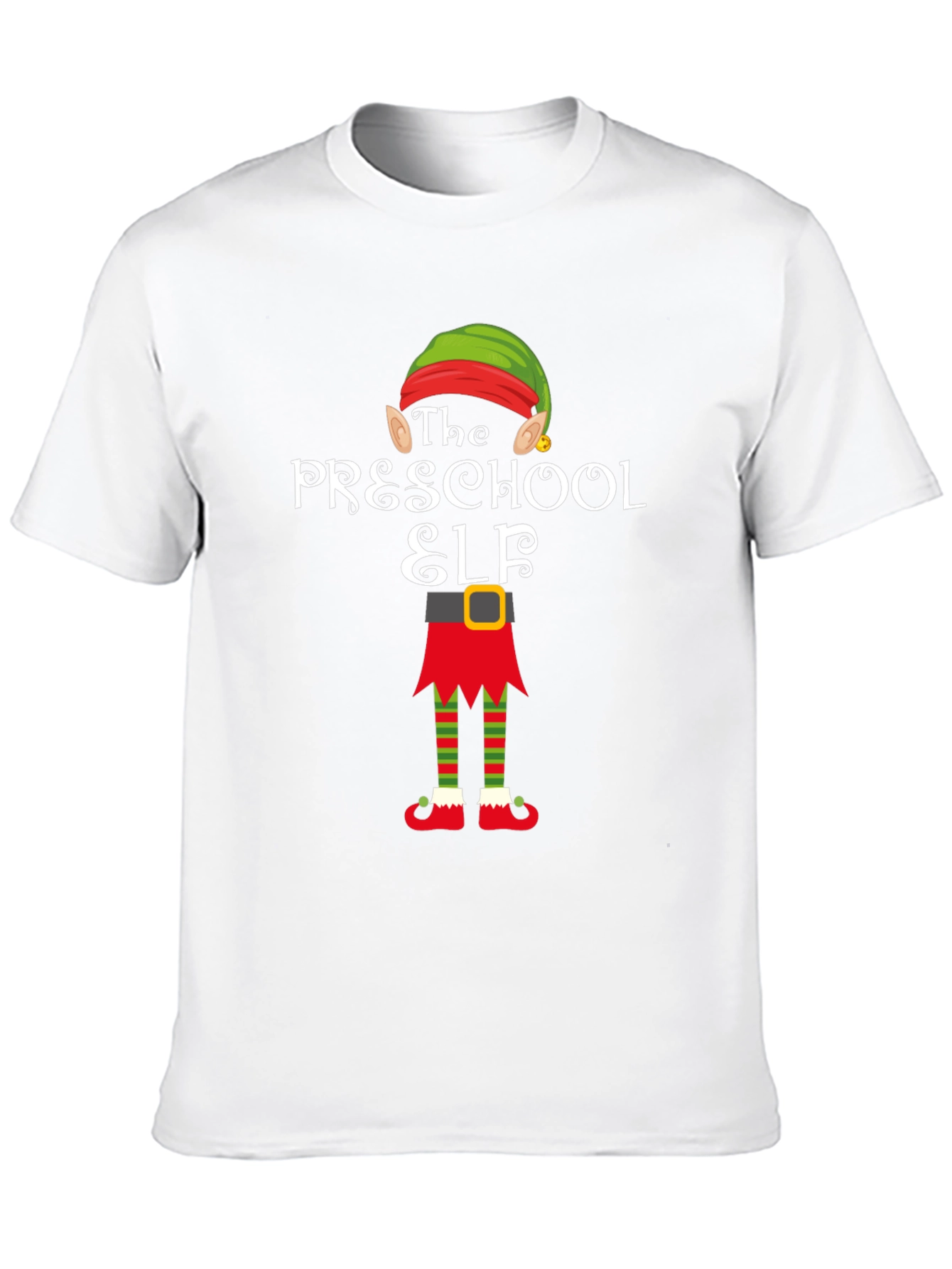 Black Preschool Elf T-Shirt - Holiday Cheer view 10