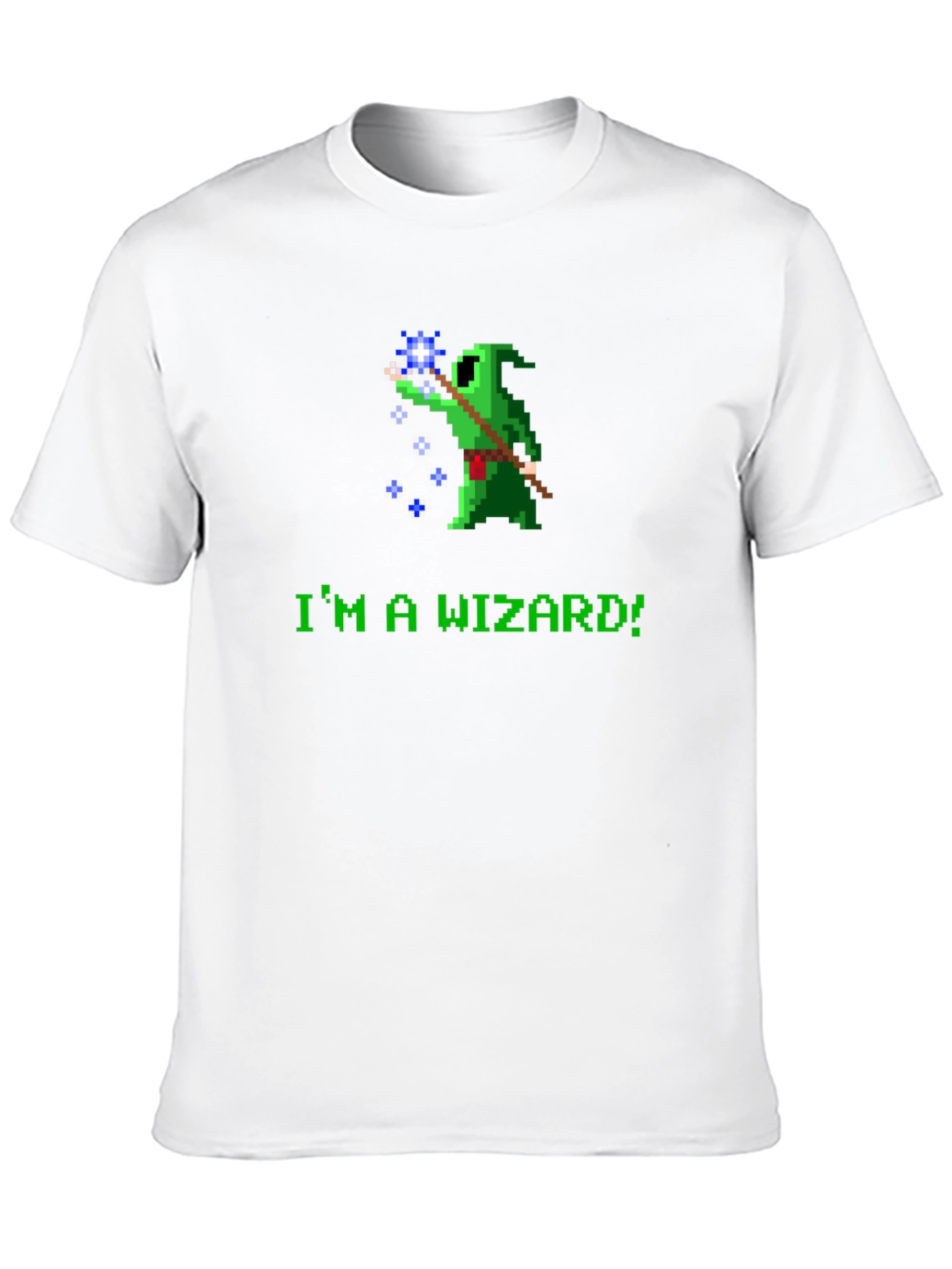 Black I'm a Wizard! Graphic Novelty Tee view 10