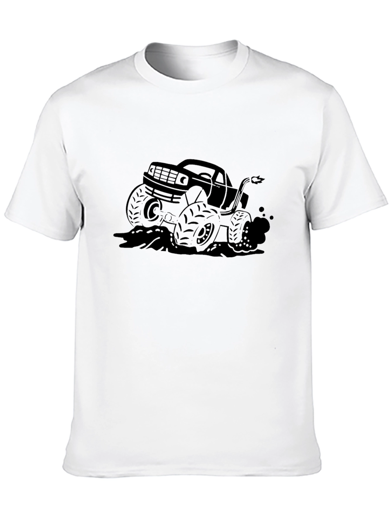 Black Black Truck Graphic Tee - Men's Short Sleeve Shirt view 10