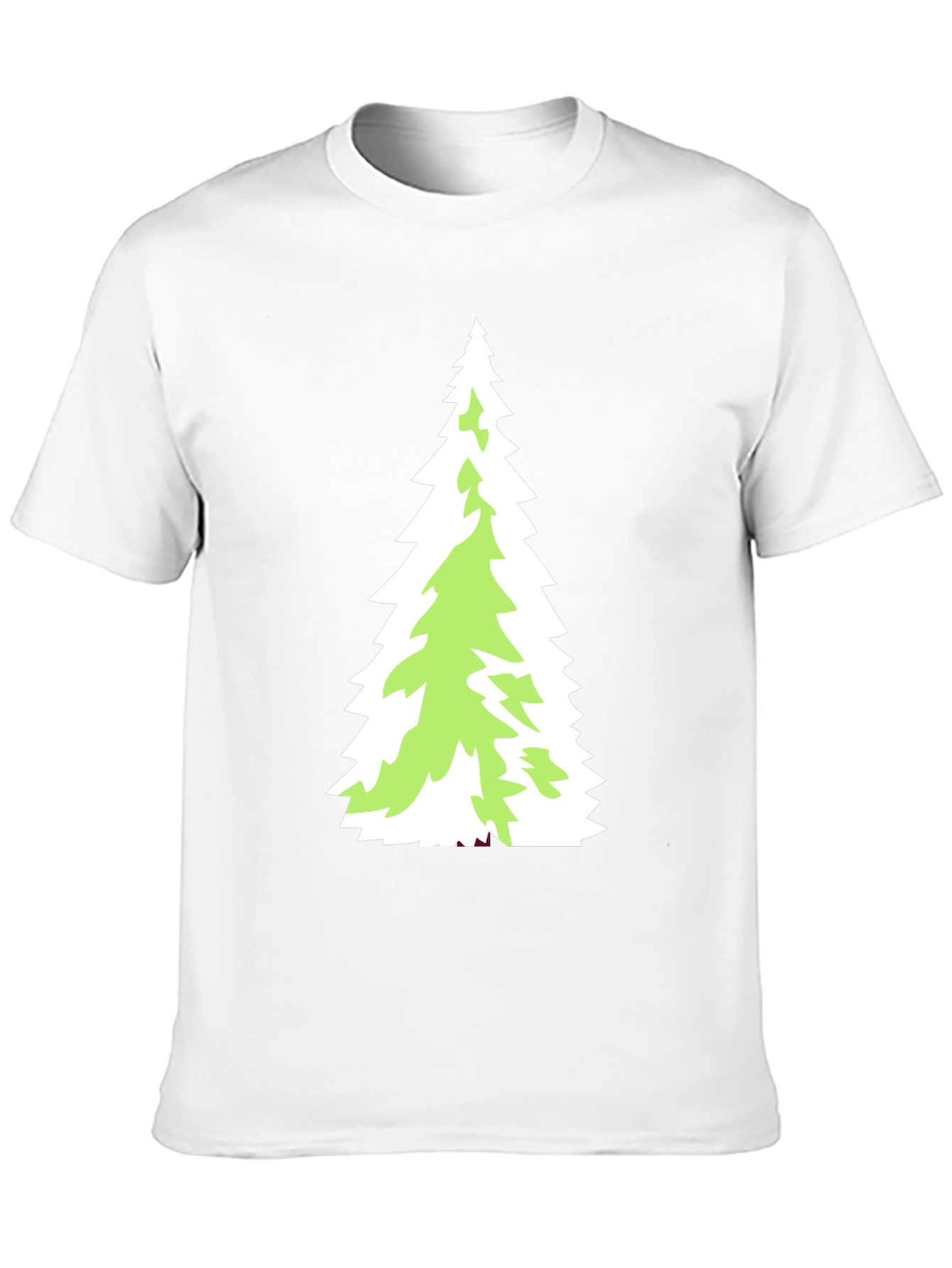 Black Festive Christmas Tree Graphic Tee - Holiday Style view 10