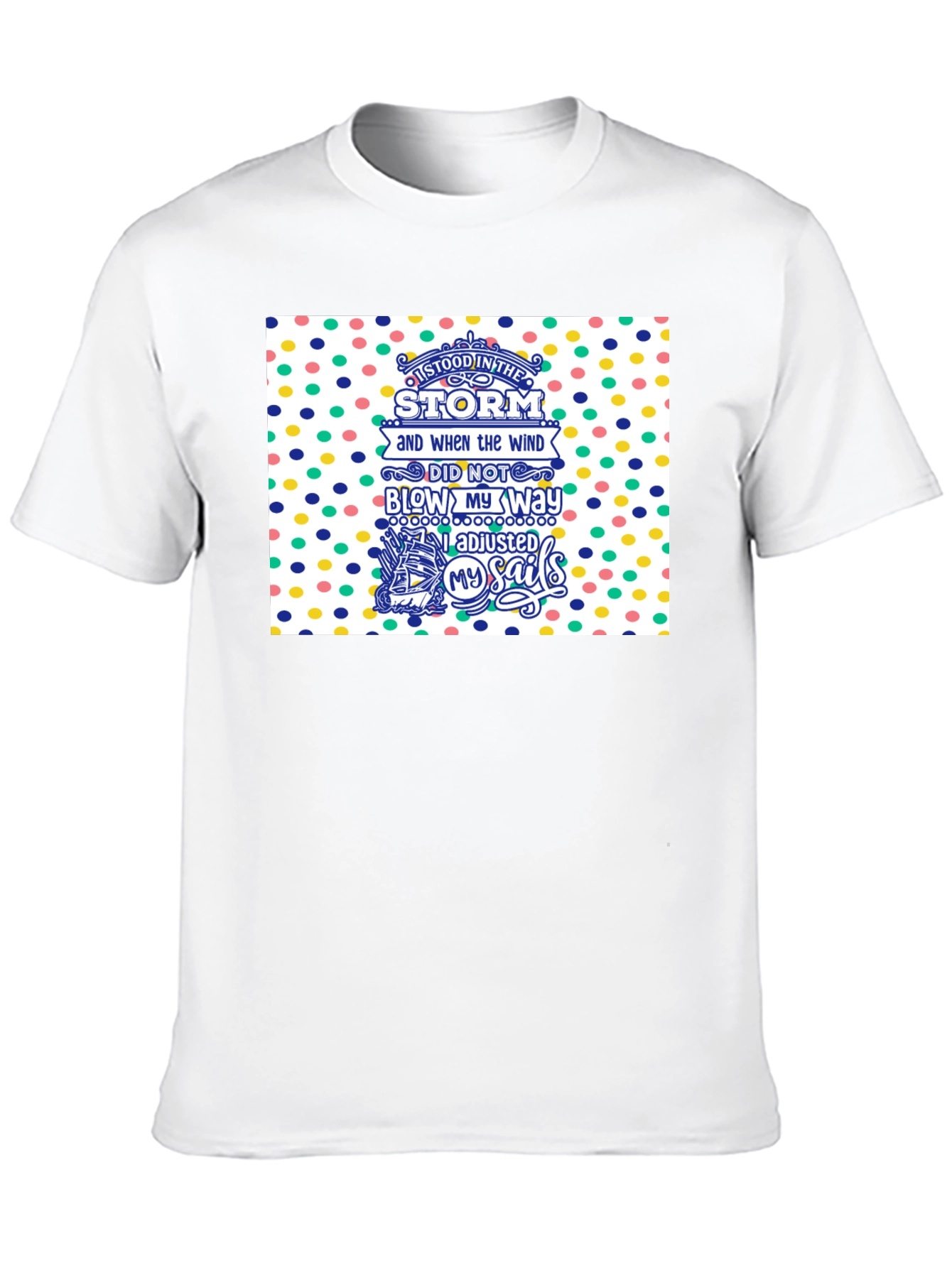 Black Storm Adjusted Sails T-Shirt view 10