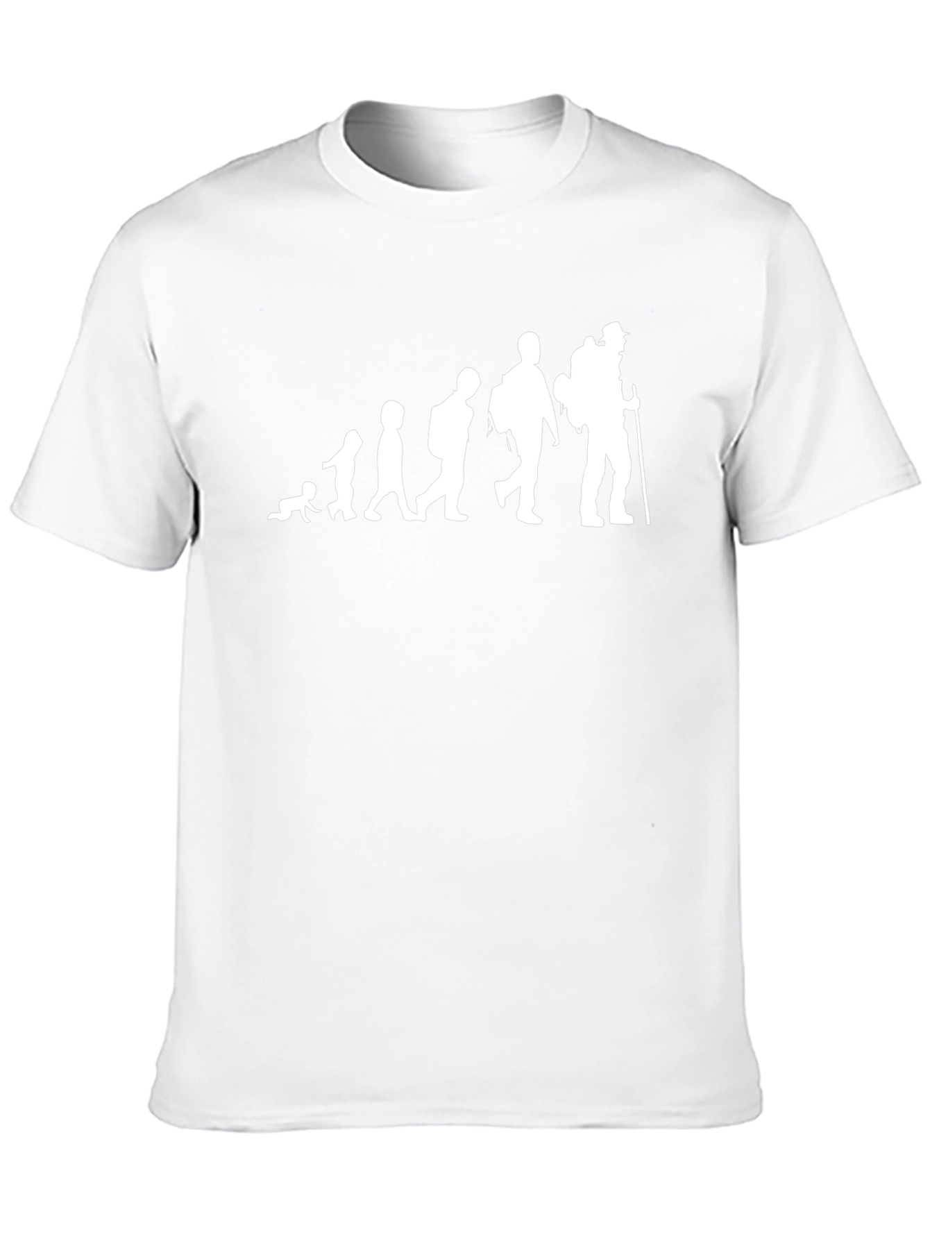 Black Evolution Hiker Graphic T-Shirt - Black Cotton Blend view 10