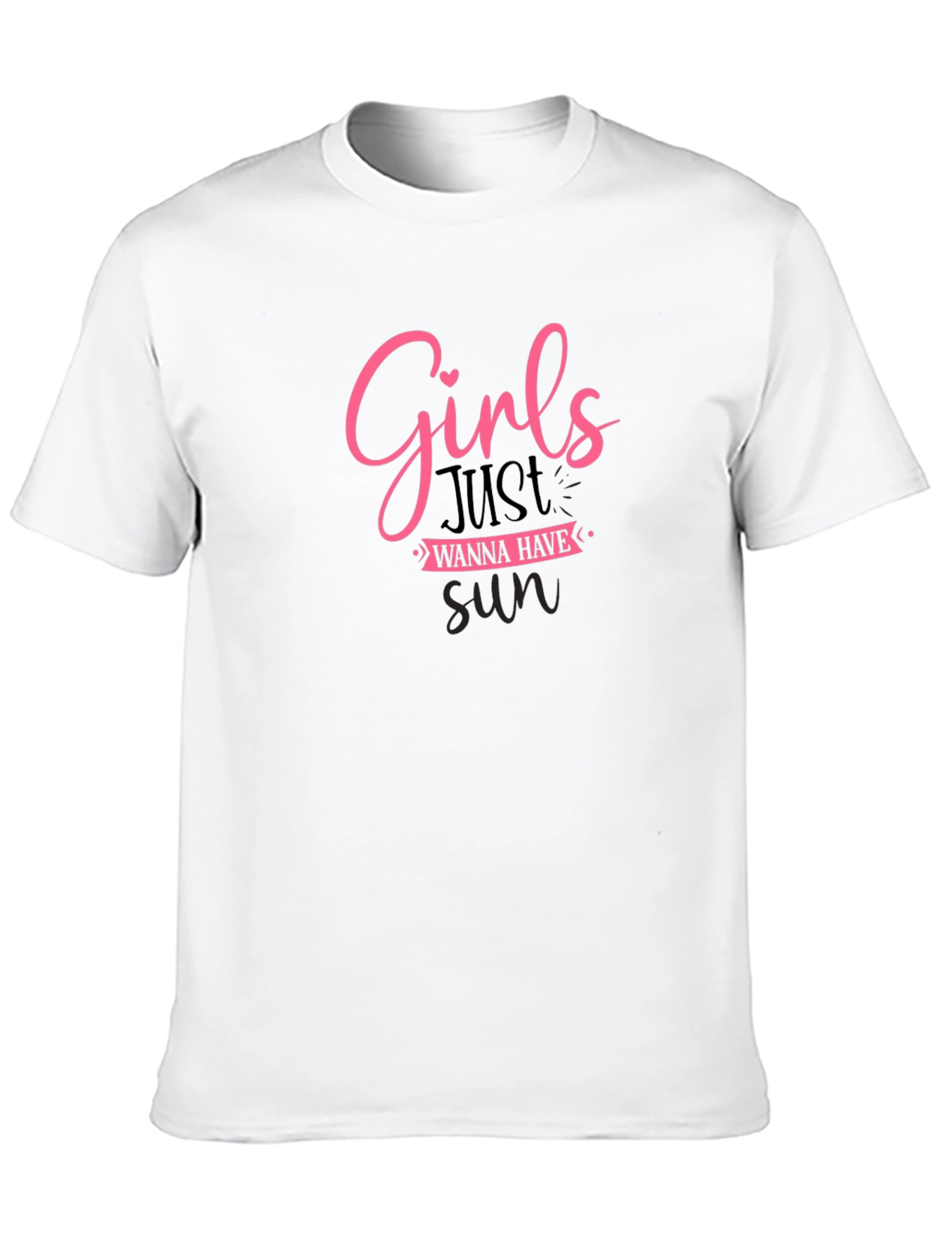 Black Girls Just Wanna Have Sun T-Shirt, Black view 10