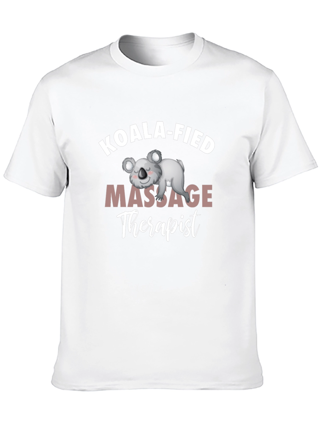 Black Koala-fied Massage Therapist Graphic Tee view 10