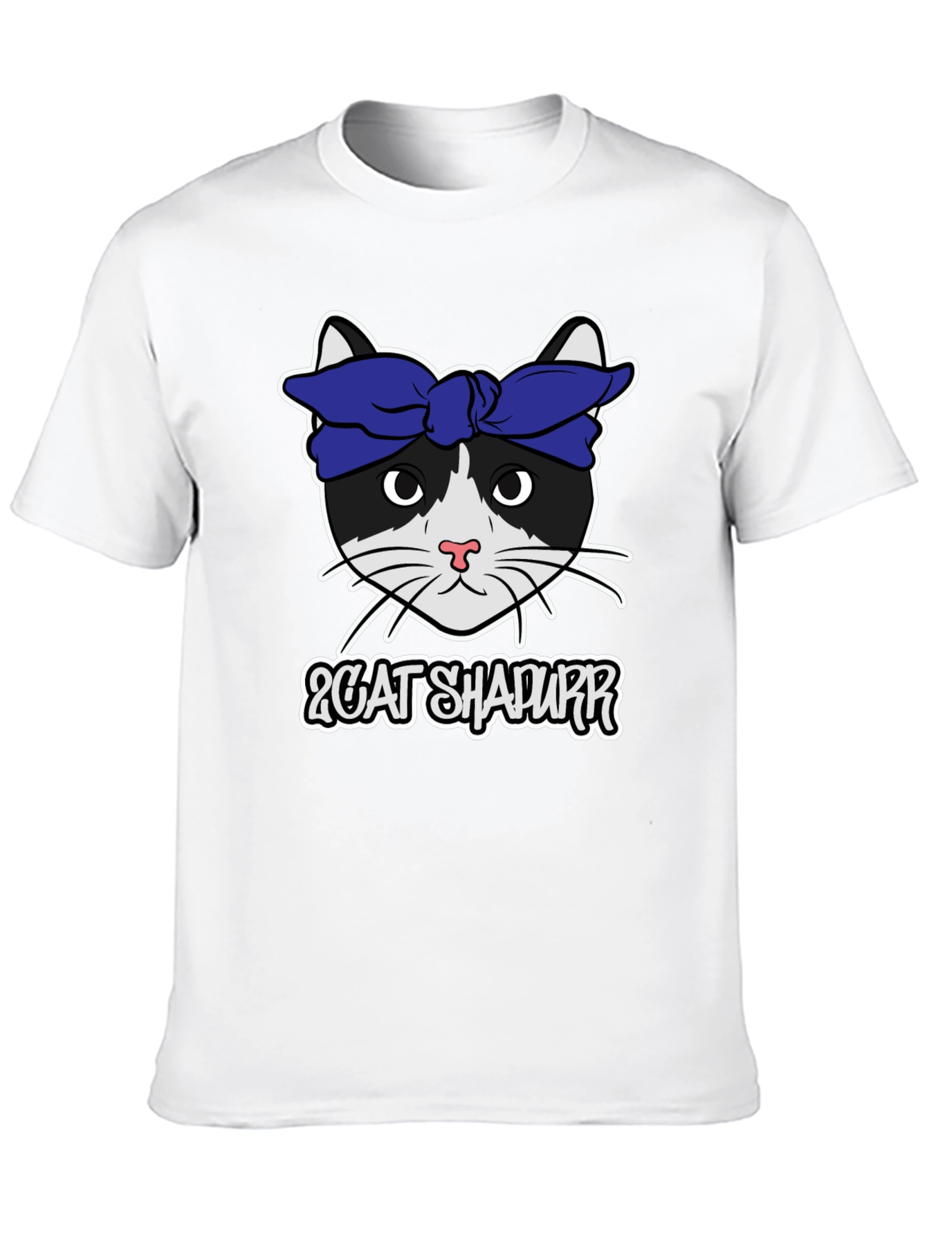 Black Cat Shapurr T-Shirt view 10