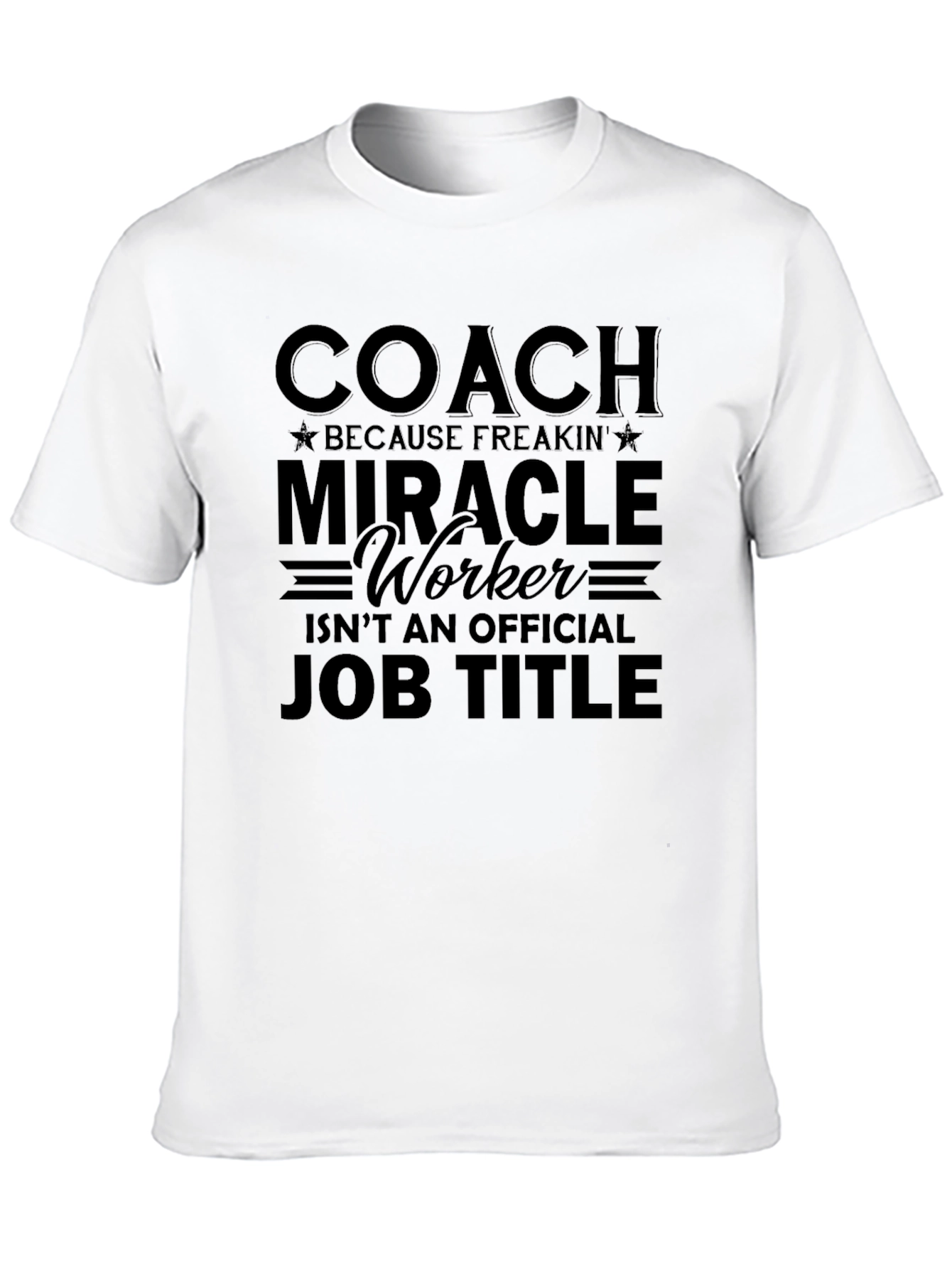 Black Coach Miracle Worker T-Shirt view 10