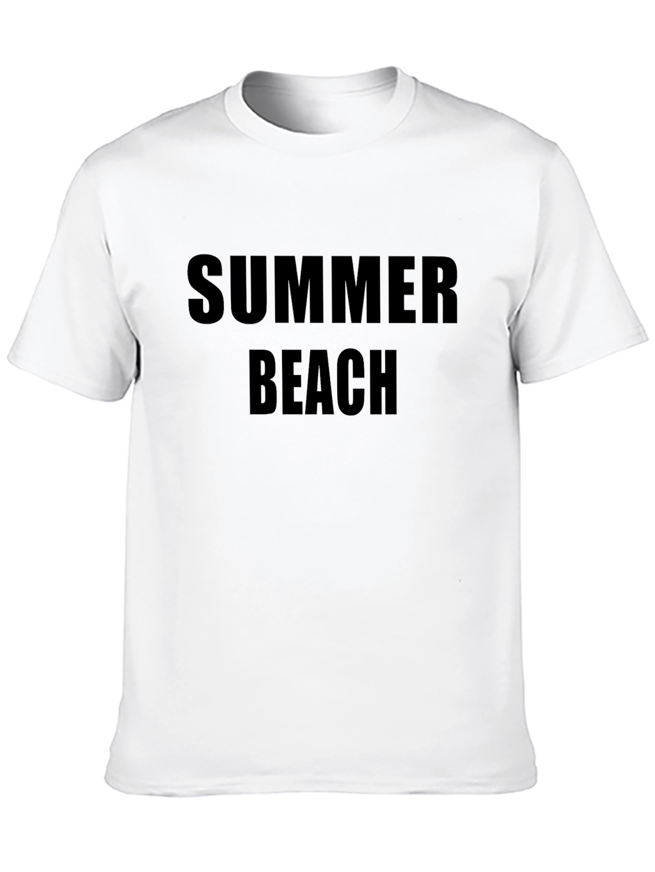 Black Summer Beach T-Shirt view 10