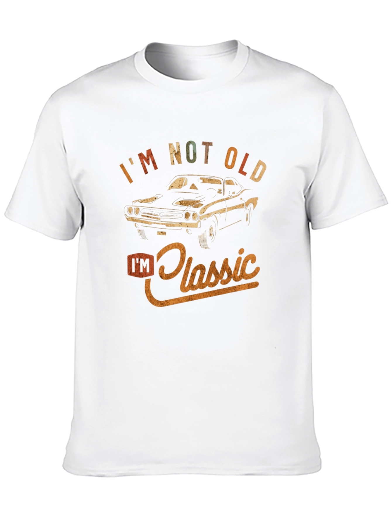 Black I'm Not Old, I'm Classic Car Graphic Tee view 10