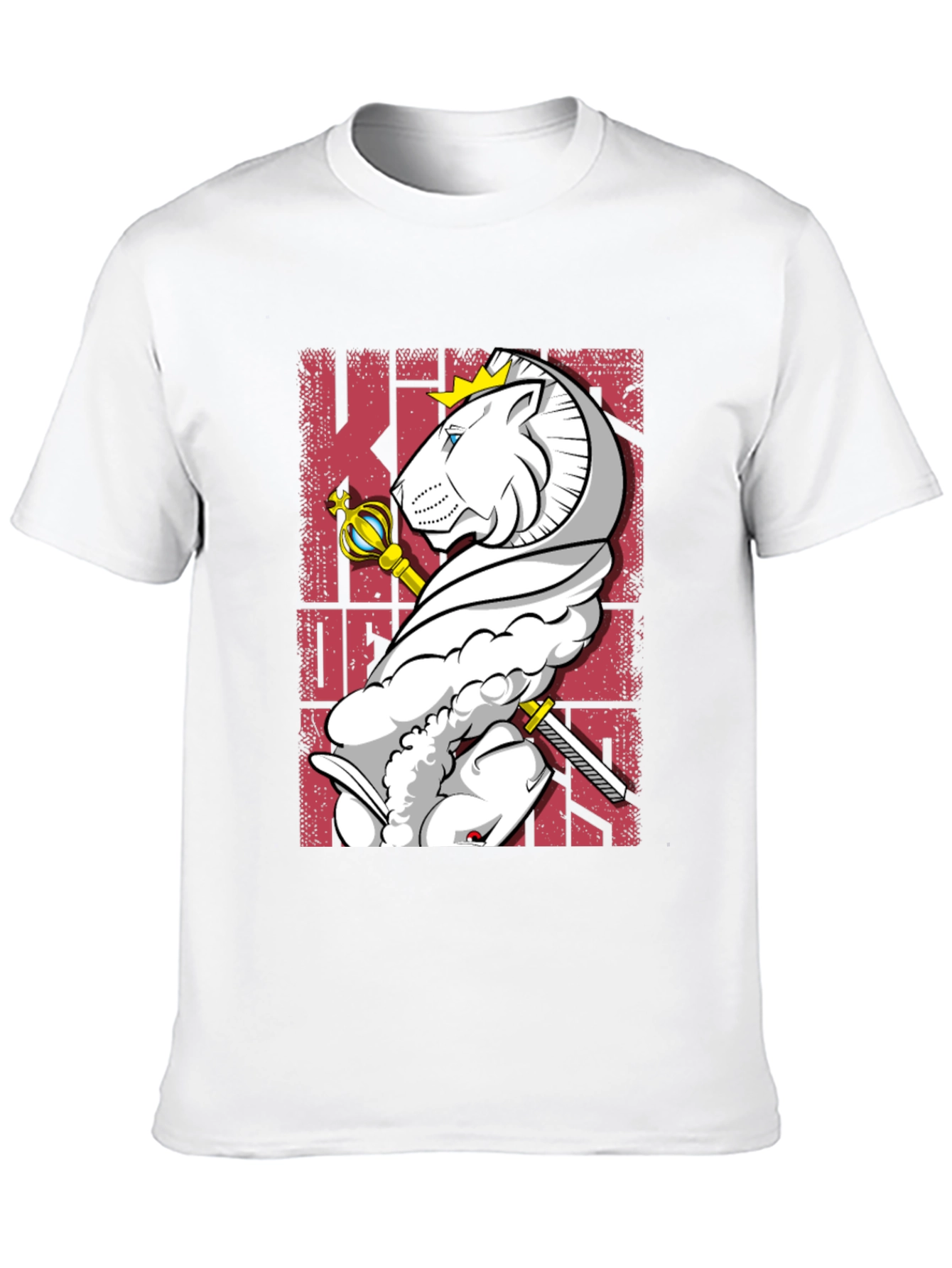 Black King Chess Piece Graphic Tee - Black Cotton T-Shirt view 10