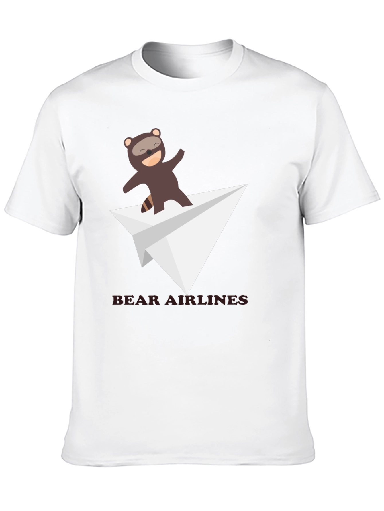 Black Bear Airlines Funny Graphic T-Shirt view 10